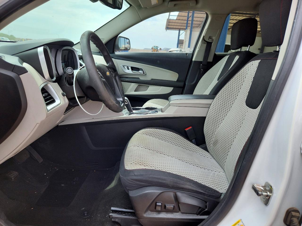2013 Chevrolet Equinox Ls White vin: 2GNALBEK6D1207415