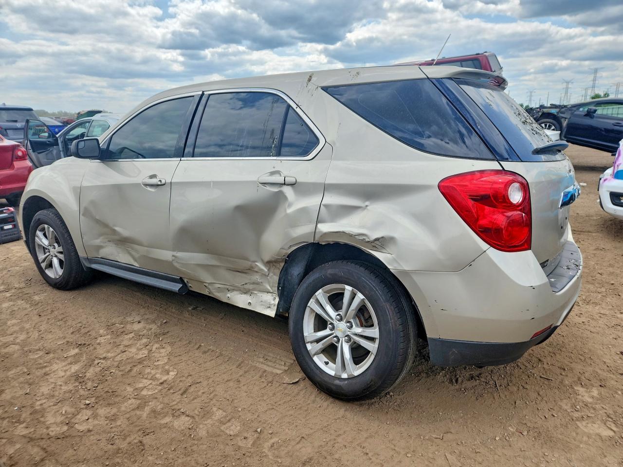 2013 Chevrolet Equinox Ls Beige vin: 2GNALBEK6D1269140