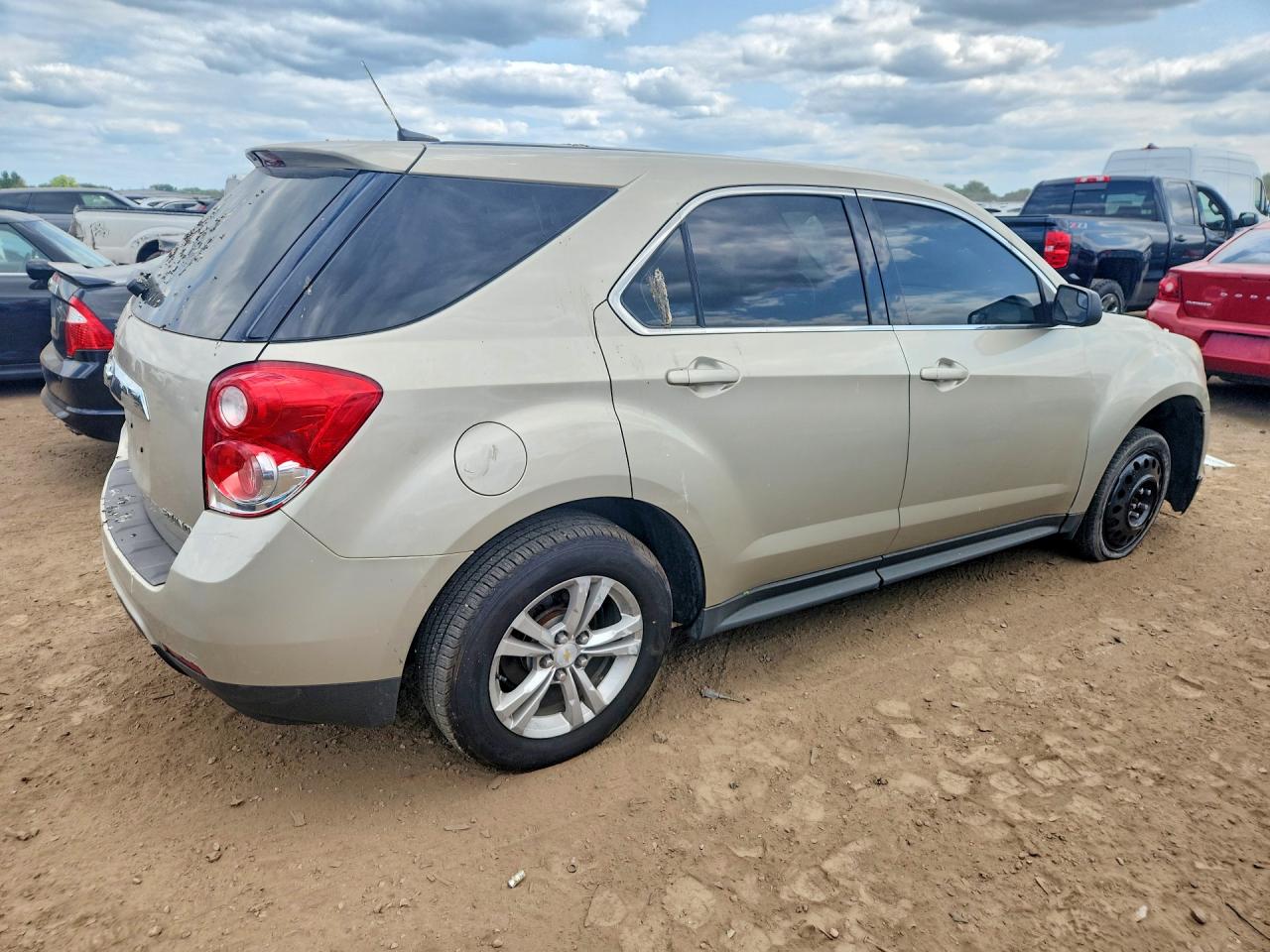 2013 Chevrolet Equinox Ls Beige vin: 2GNALBEK6D1269140