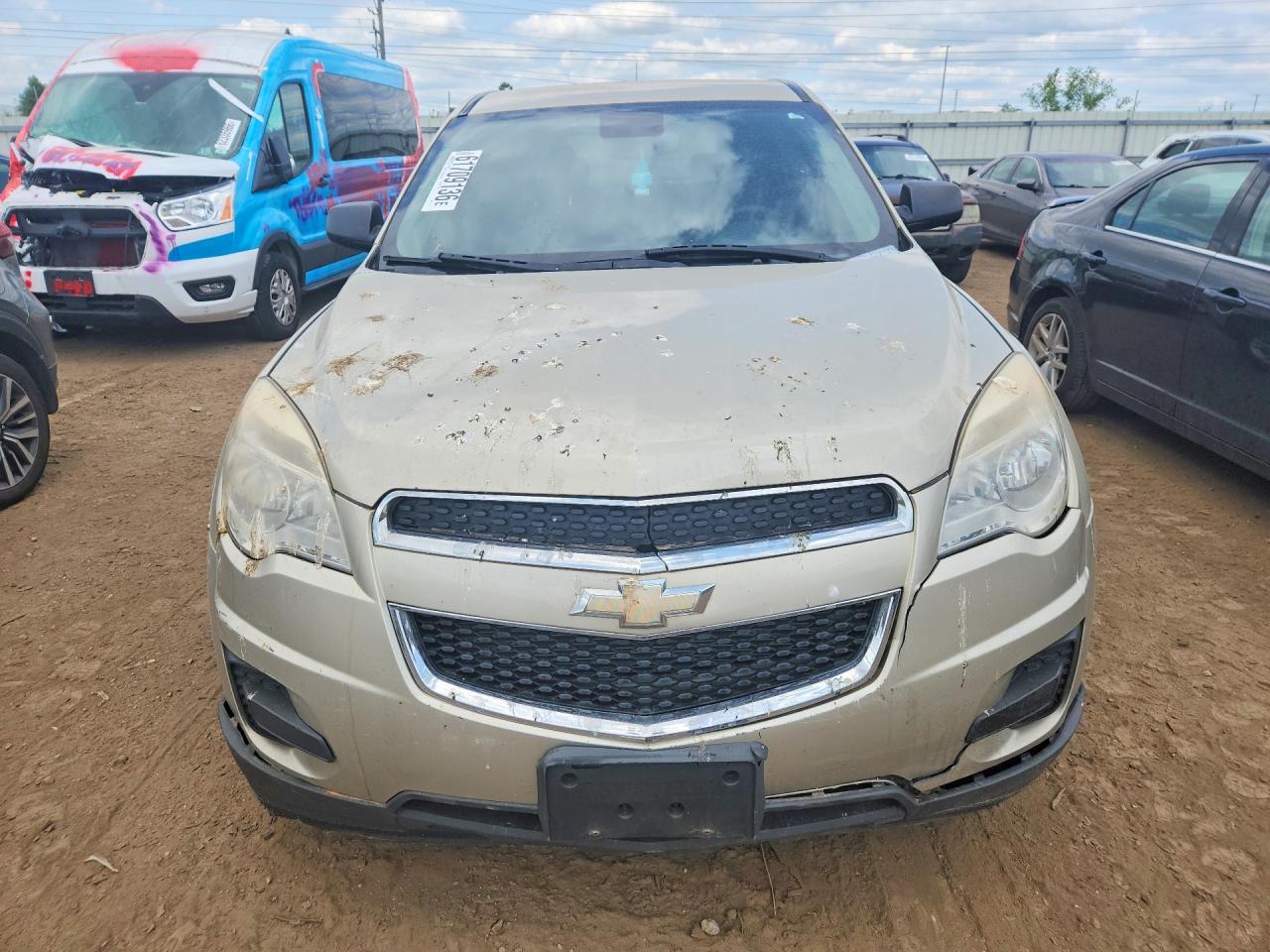 2013 Chevrolet Equinox Ls Beige vin: 2GNALBEK6D1269140