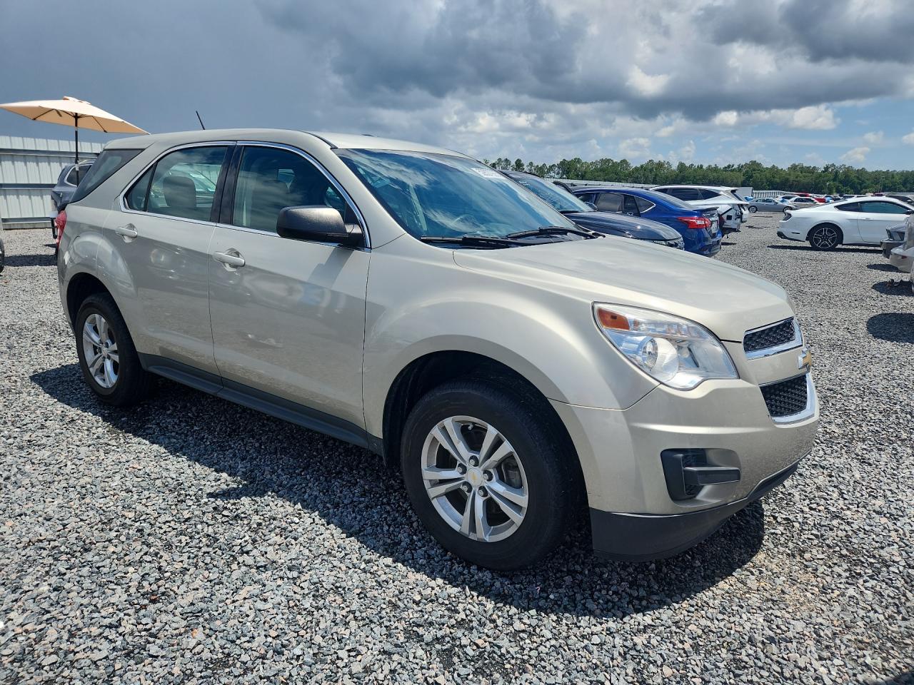2013 Chevrolet Equinox Ls Желто-коричневый vin: 2GNALBEK6D6213444