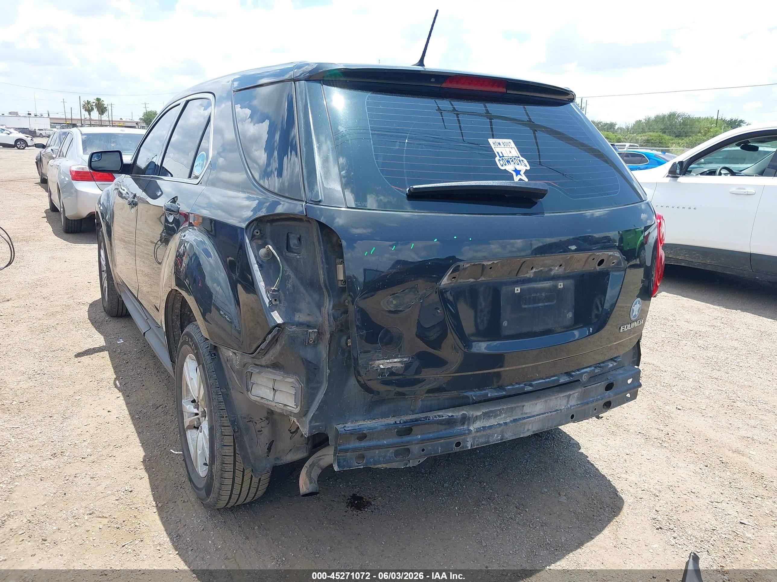 2013 Chevrolet Equinox Ls Gray vin: 2GNALBEK6D6236397