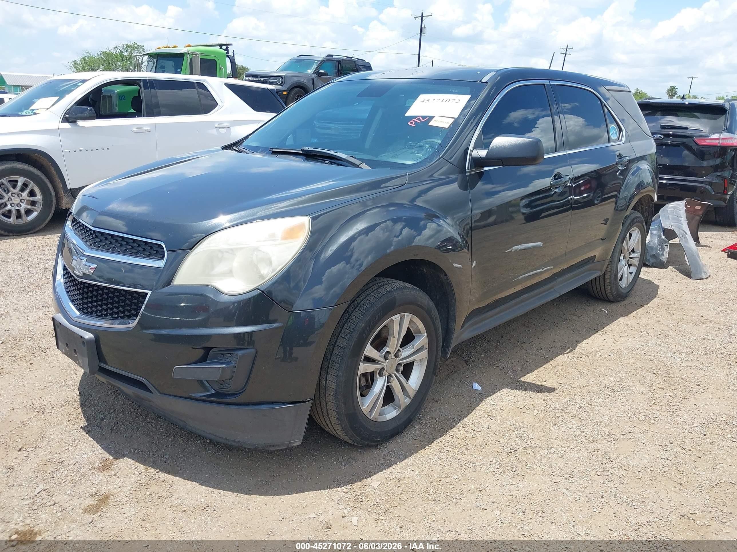 2013 Chevrolet Equinox Ls Gray vin: 2GNALBEK6D6236397