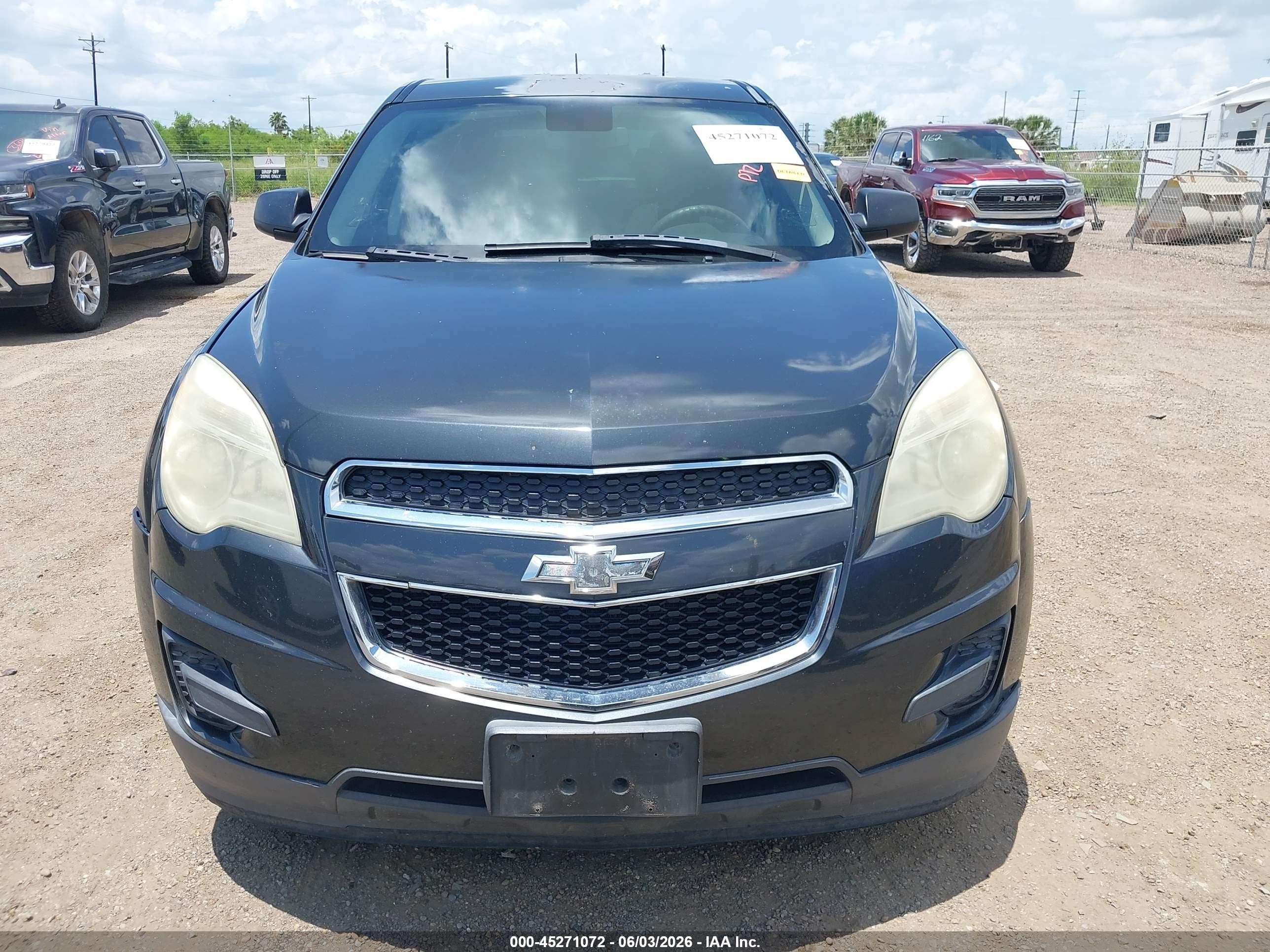 2013 Chevrolet Equinox Ls Gray vin: 2GNALBEK6D6236397