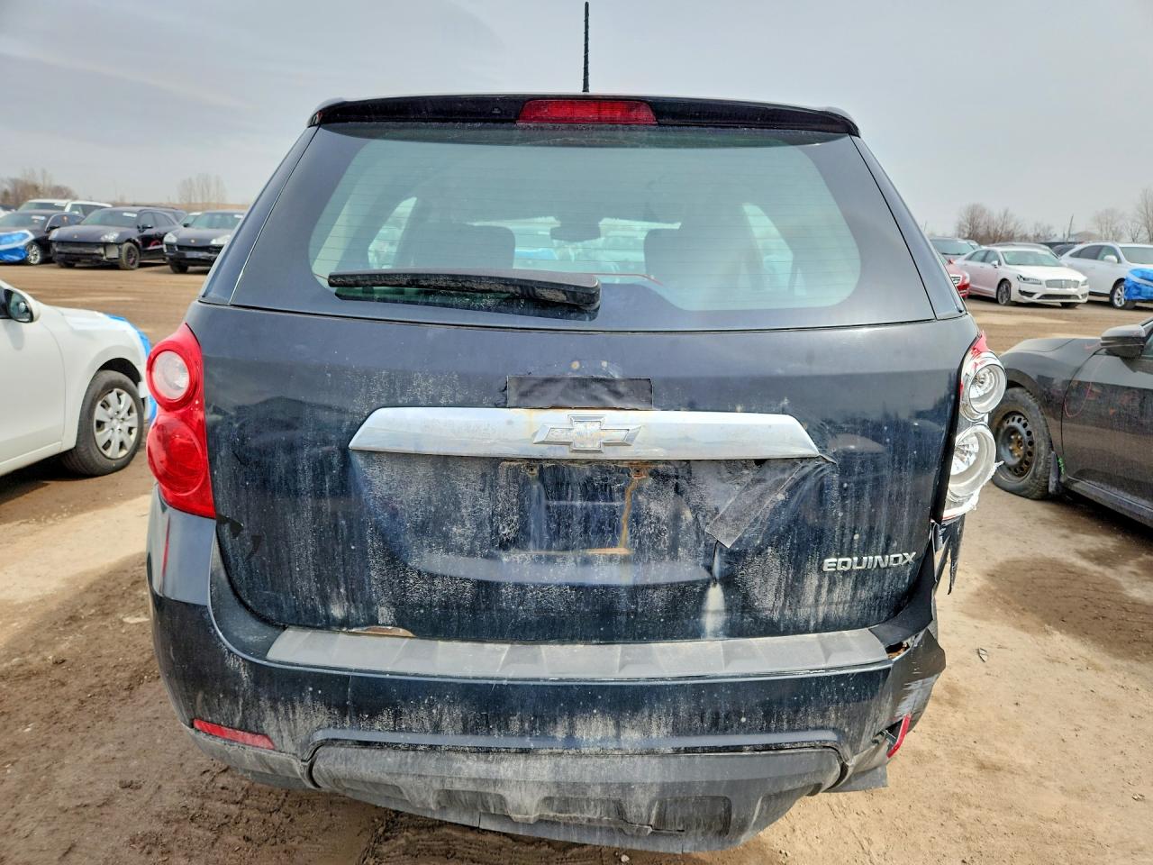 2013 Chevrolet Equinox Ls Black vin: 2GNALBEK6D6293926