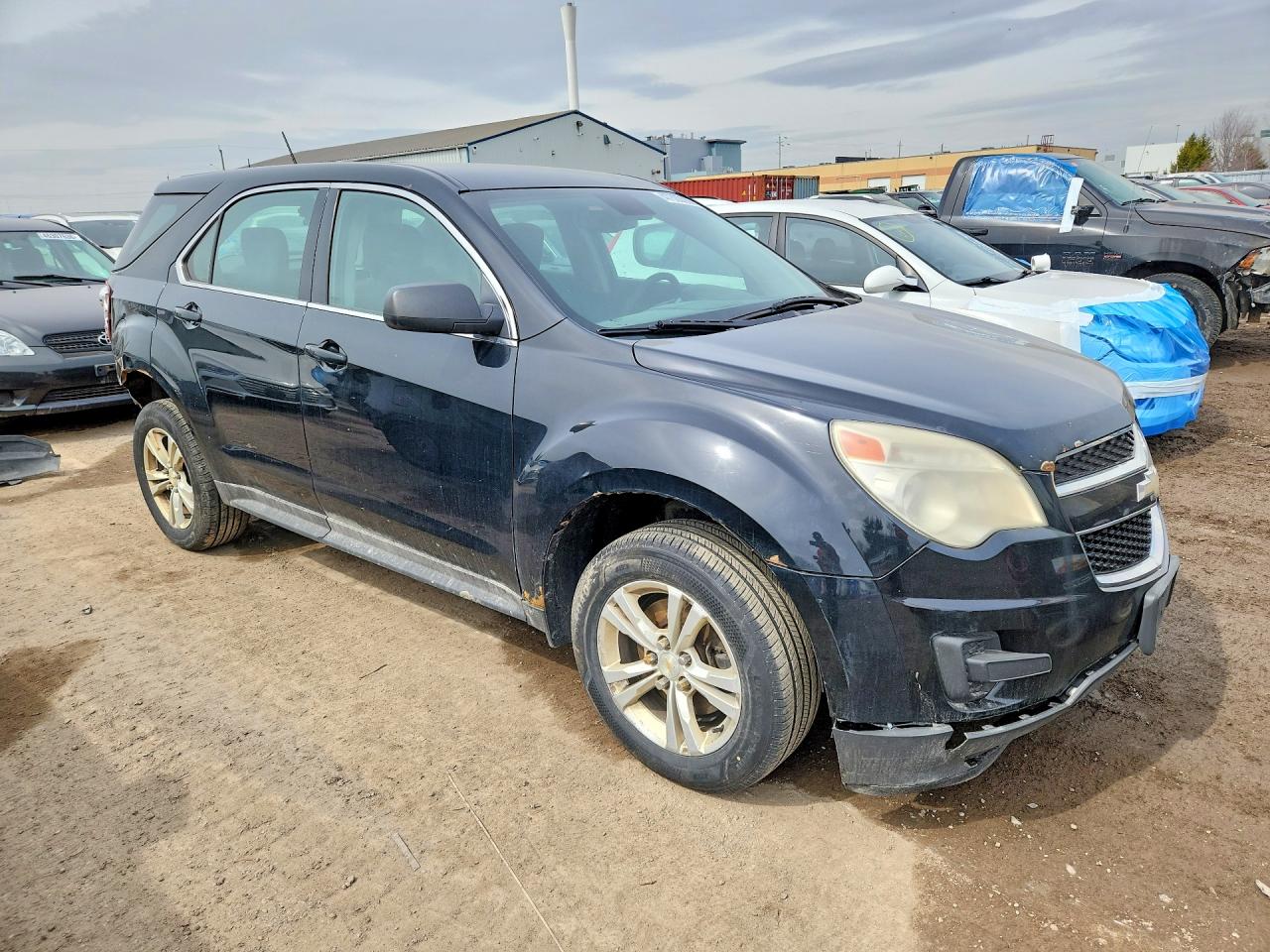 2013 Chevrolet Equinox Ls Black vin: 2GNALBEK6D6293926
