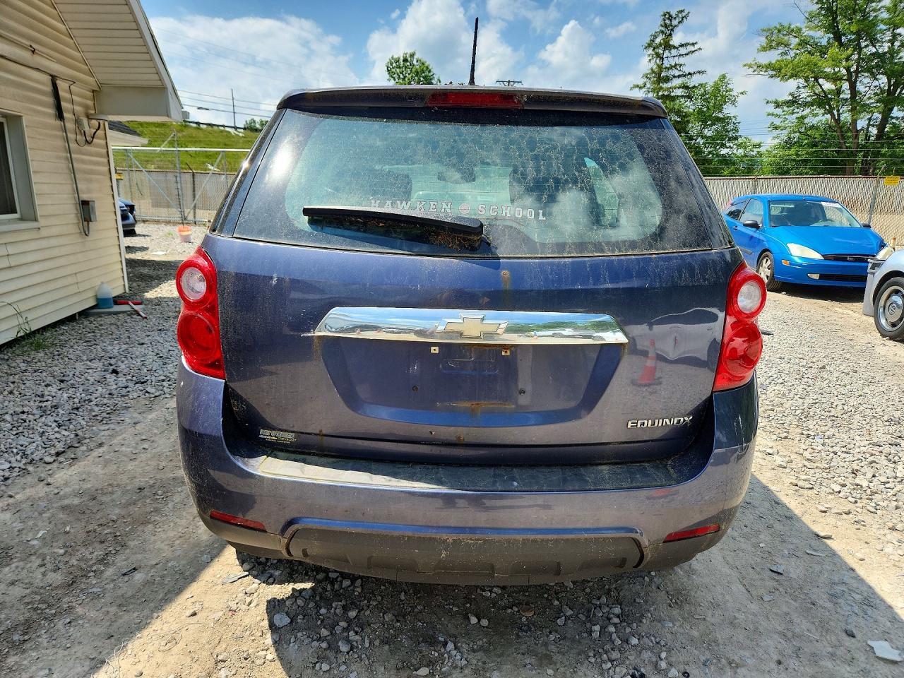 2013 Chevrolet Equinox Ls Blue vin: 2GNALBEK6D6300356