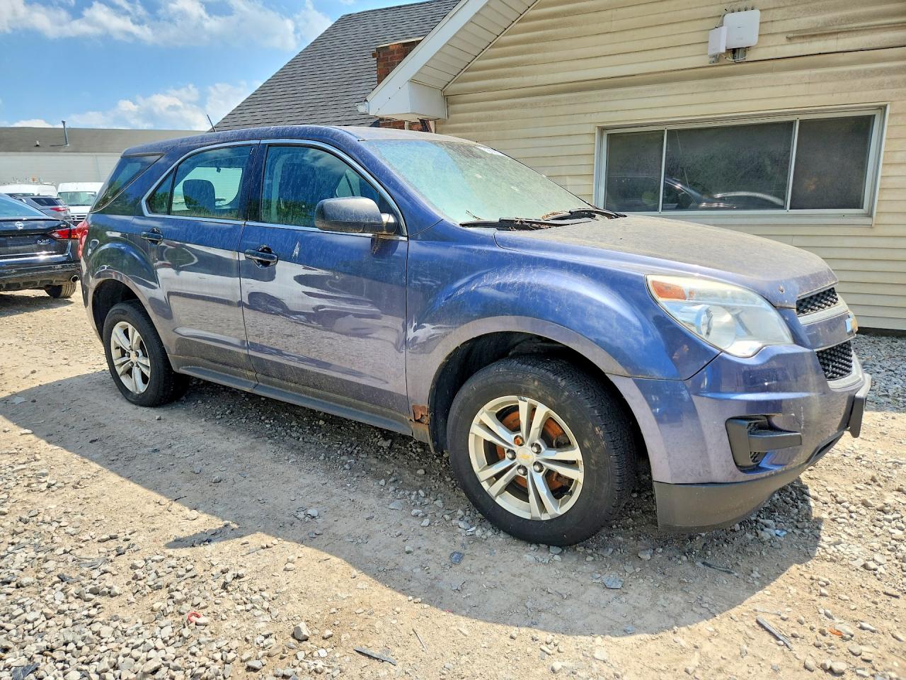 2013 Chevrolet Equinox Ls Blue vin: 2GNALBEK6D6300356