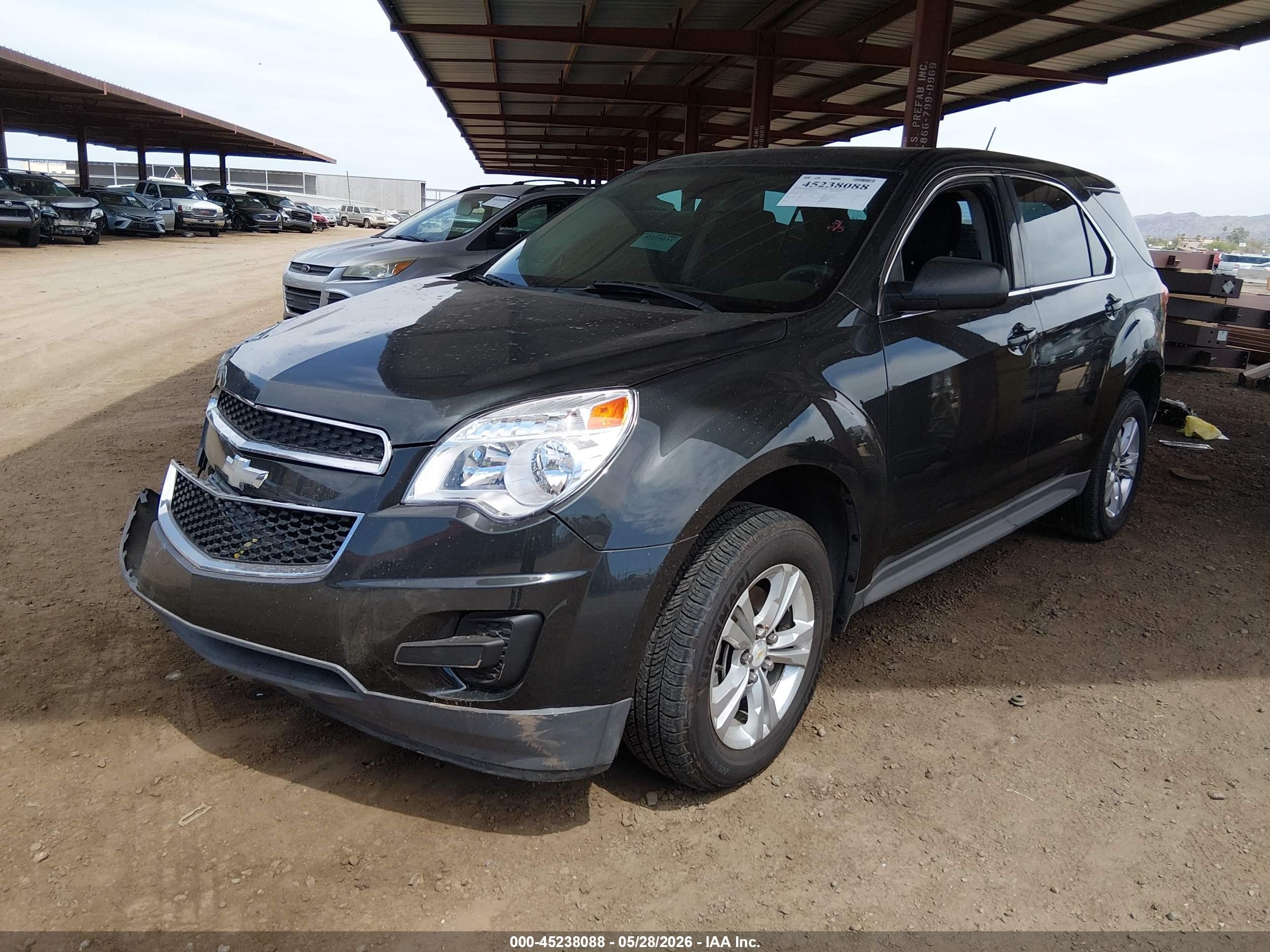 2013 Chevrolet Equinox Ls Gray vin: 2GNALBEK6D6308716