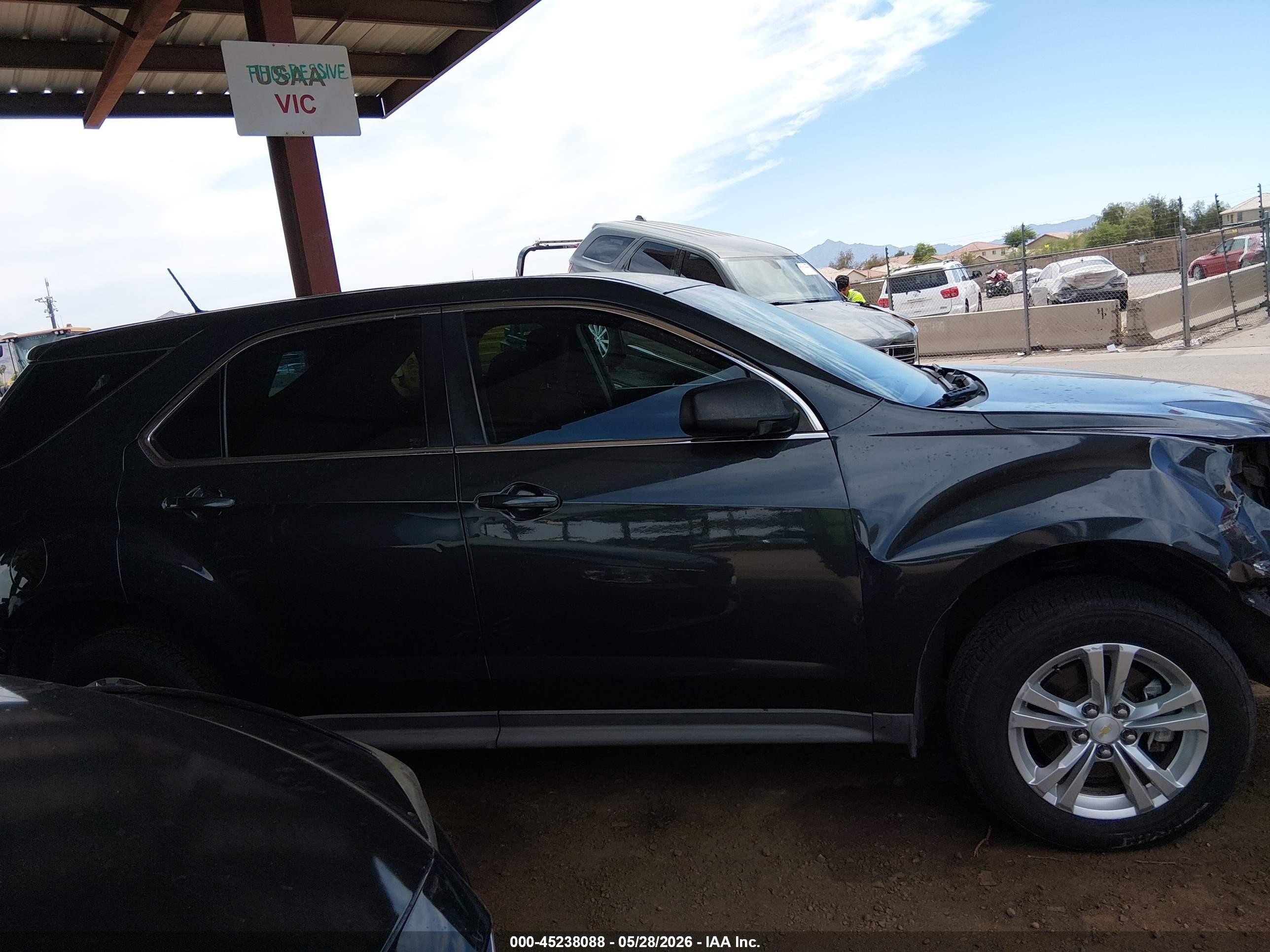 2013 Chevrolet Equinox Ls Gray vin: 2GNALBEK6D6308716