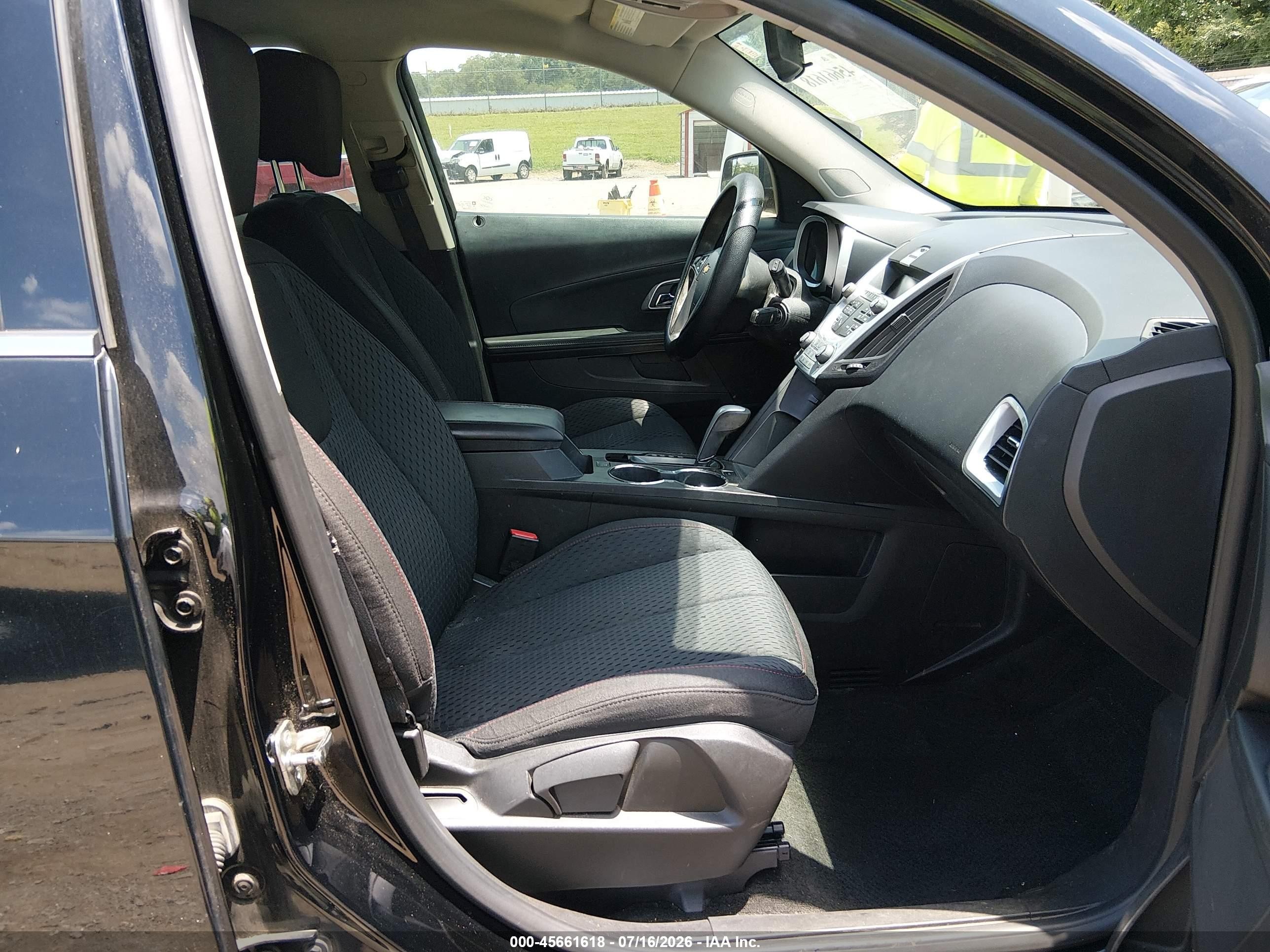 2013 Chevrolet Equinox Ls Black vin: 2GNALBEK6D6363862