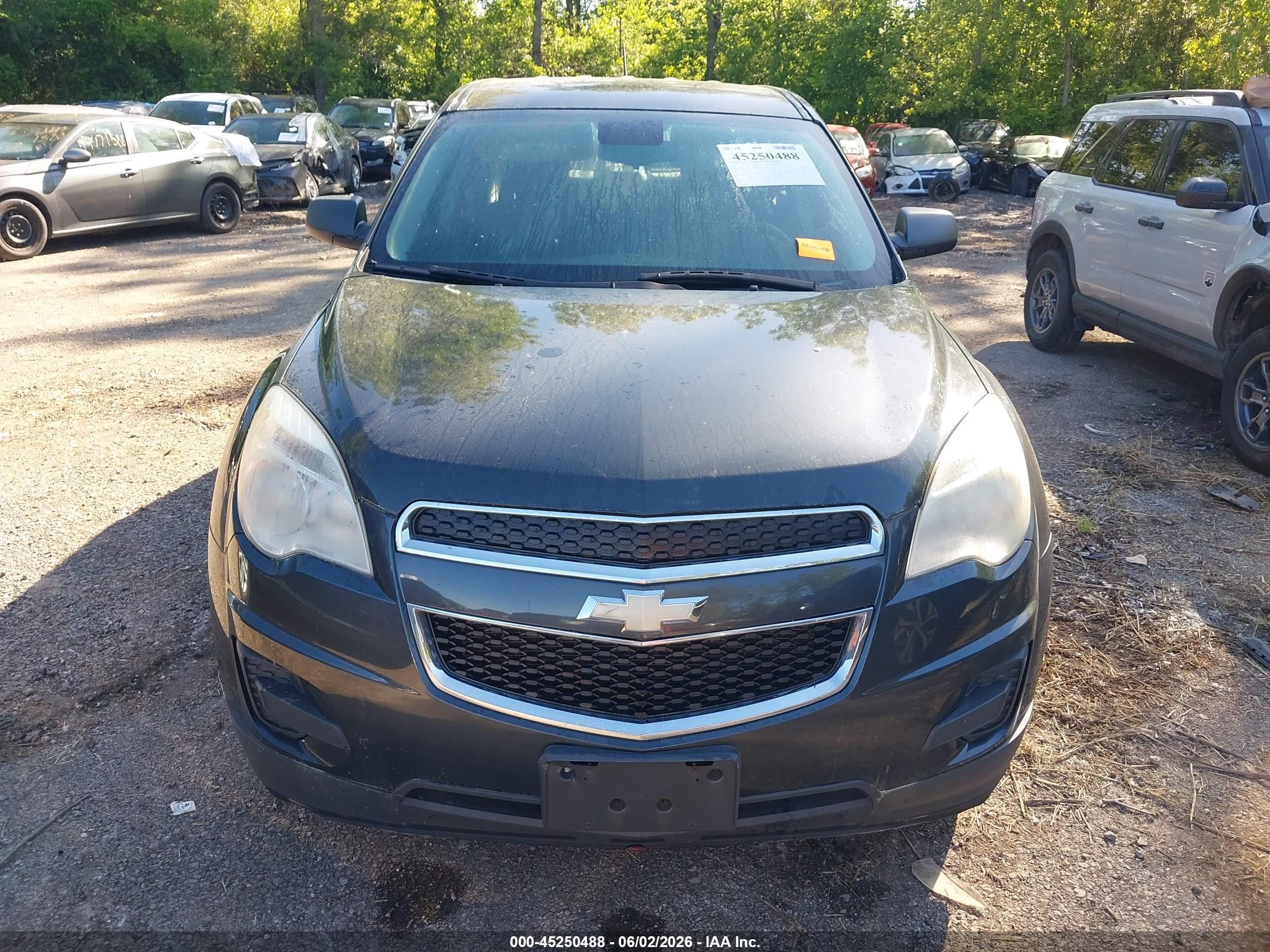 2013 Chevrolet Equinox Ls Gray vin: 2GNALBEK6D6367426