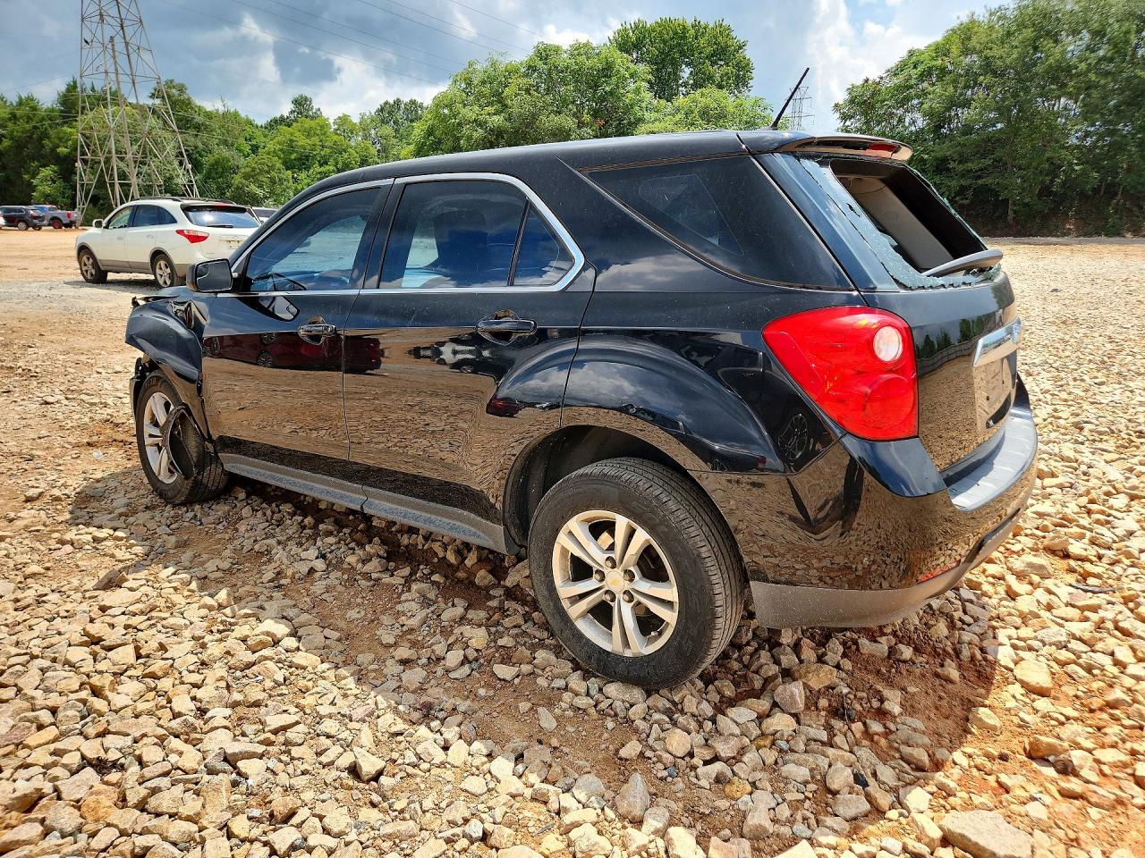 2013 Chevrolet Equinox Black vin: 2GNALBEK6D6400831