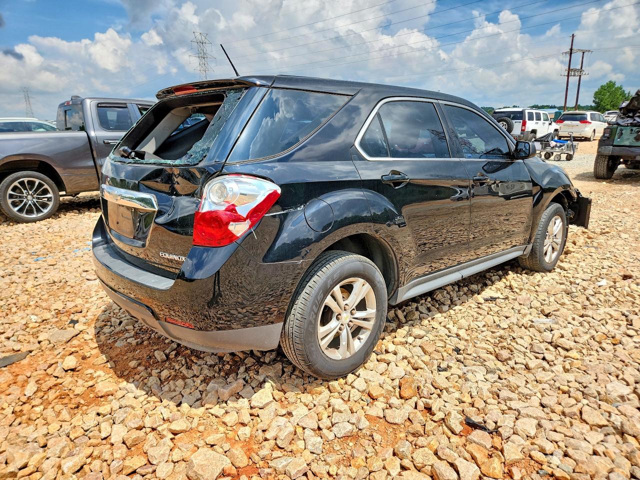 2013 Chevrolet Equinox Black vin: 2GNALBEK6D6400831