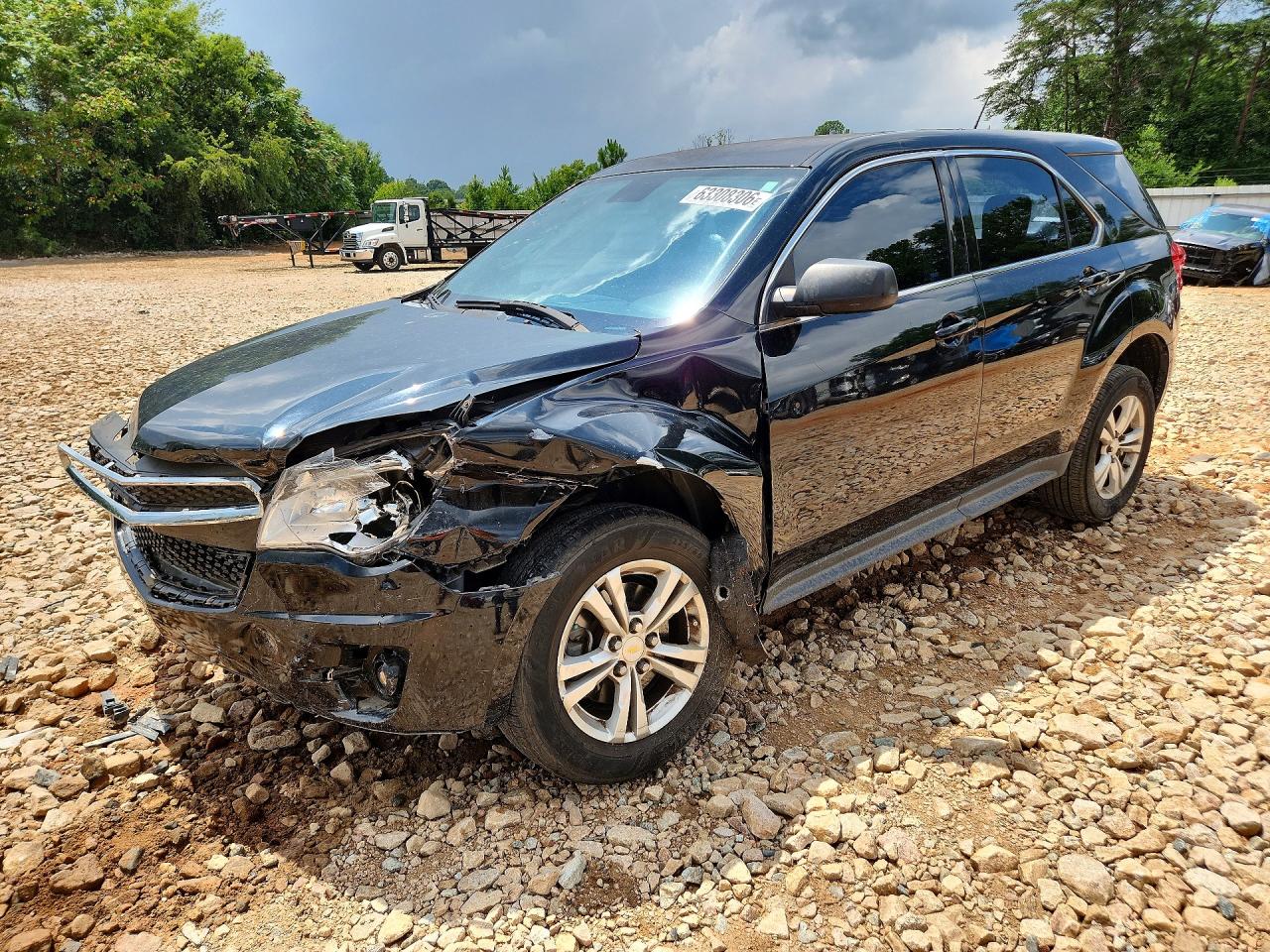 2013 Chevrolet Equinox Black vin: 2GNALBEK6D6400831