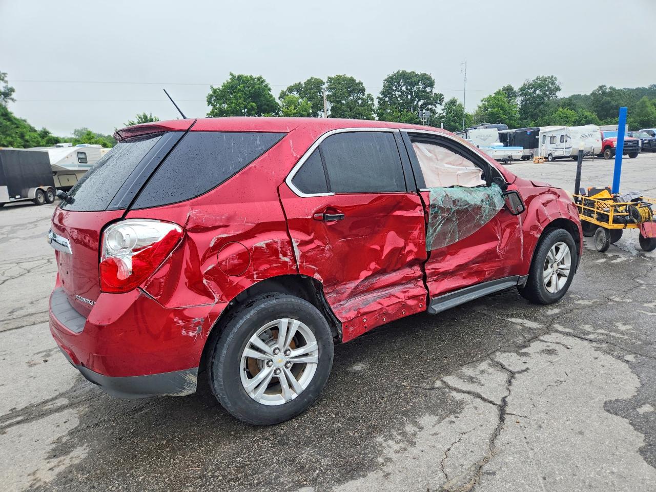 2014 Chevrolet Equinox Lt Red vin: 2GNALBEK6E1110250