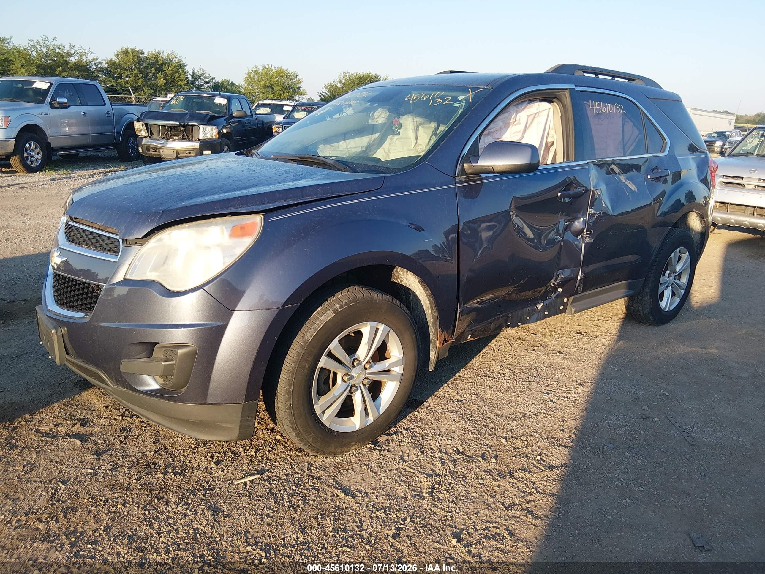 2014 Chevrolet Equinox Lt Blue vin: 2GNALBEK6E6100806