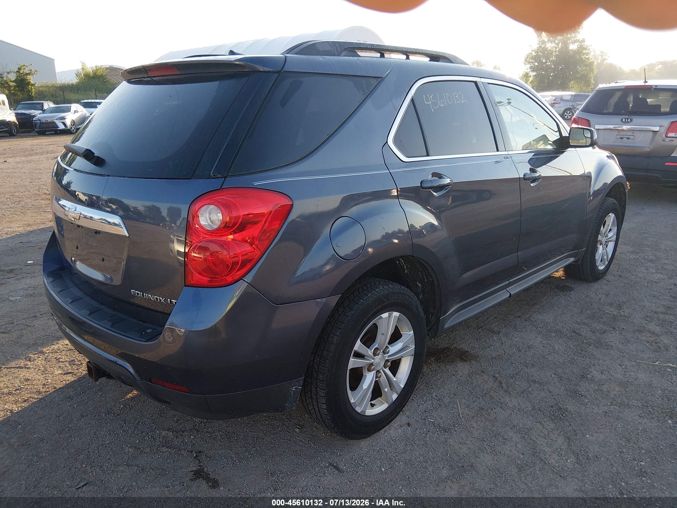 2014 Chevrolet Equinox Lt Blue vin: 2GNALBEK6E6100806