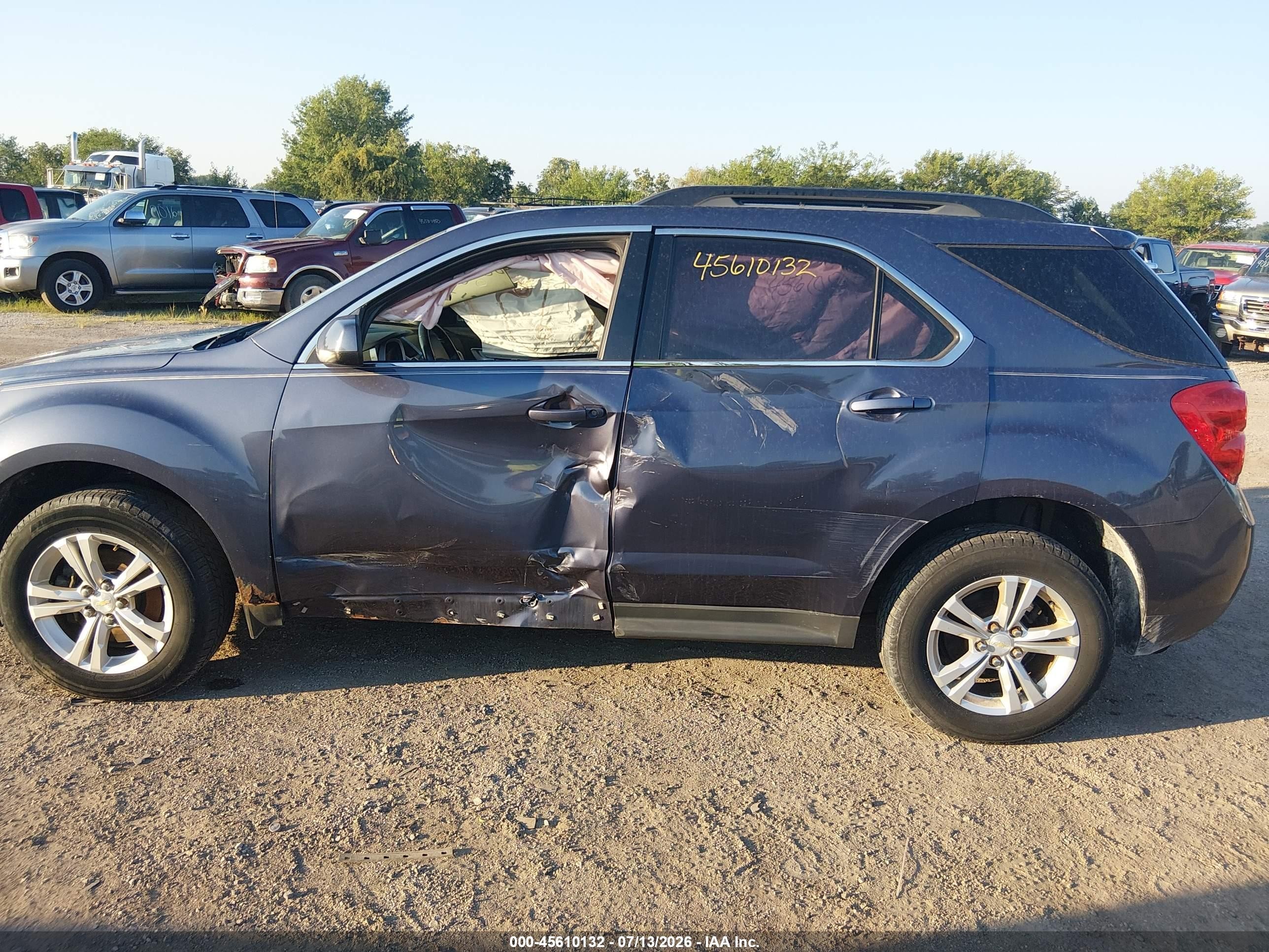 2014 Chevrolet Equinox Lt Blue vin: 2GNALBEK6E6100806