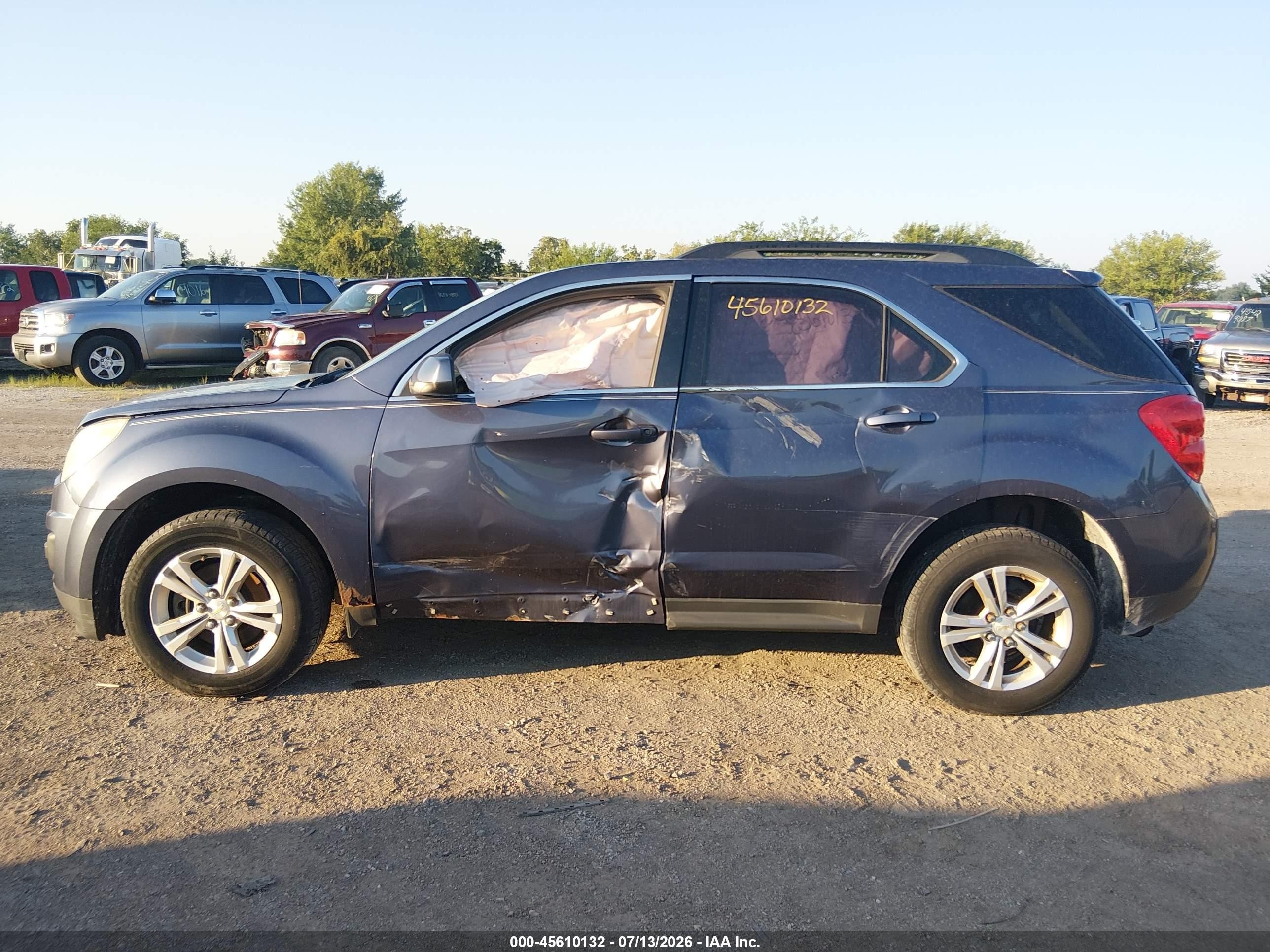 2014 Chevrolet Equinox Lt Blue vin: 2GNALBEK6E6100806