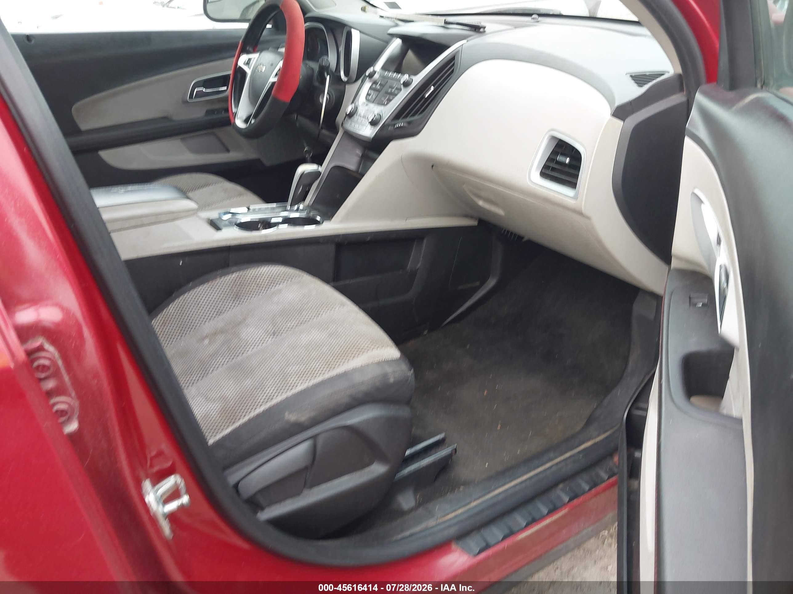 2014 Chevrolet Equinox Lt Red vin: 2GNALBEK6E6100997