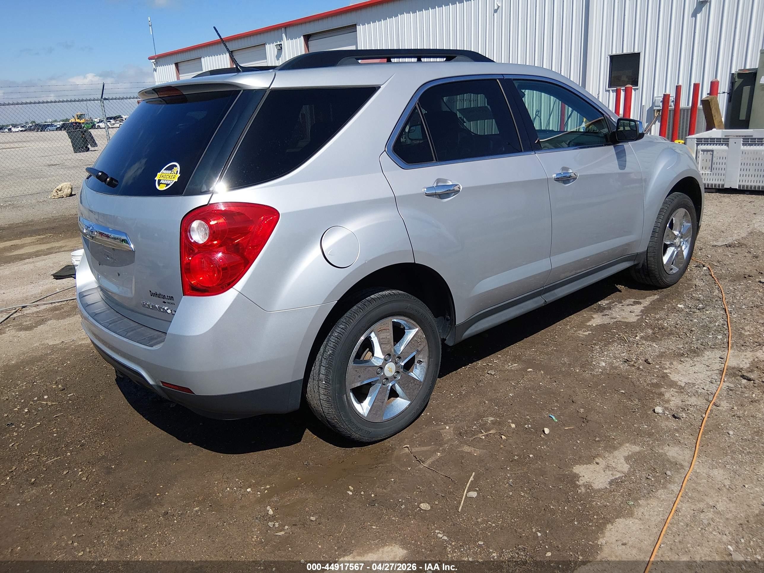 2014 Chevrolet Equinox 1lt Silver vin: 2GNALBEK6E6114317