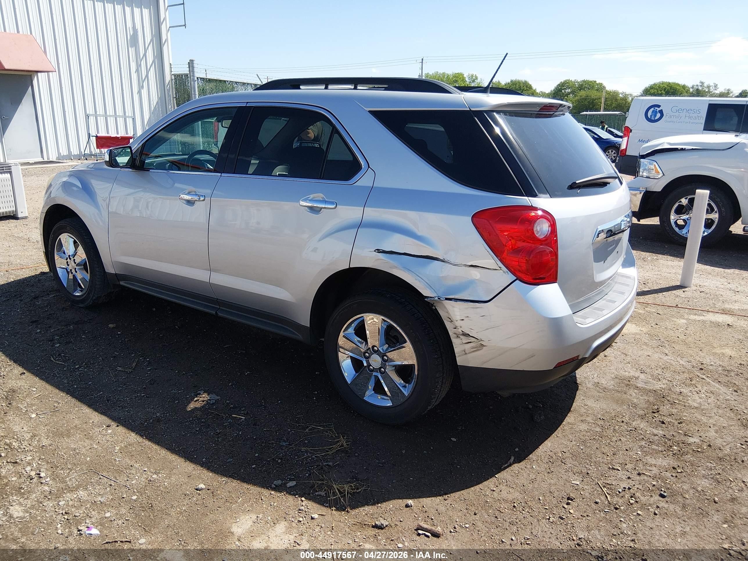2014 Chevrolet Equinox 1lt Silver vin: 2GNALBEK6E6114317