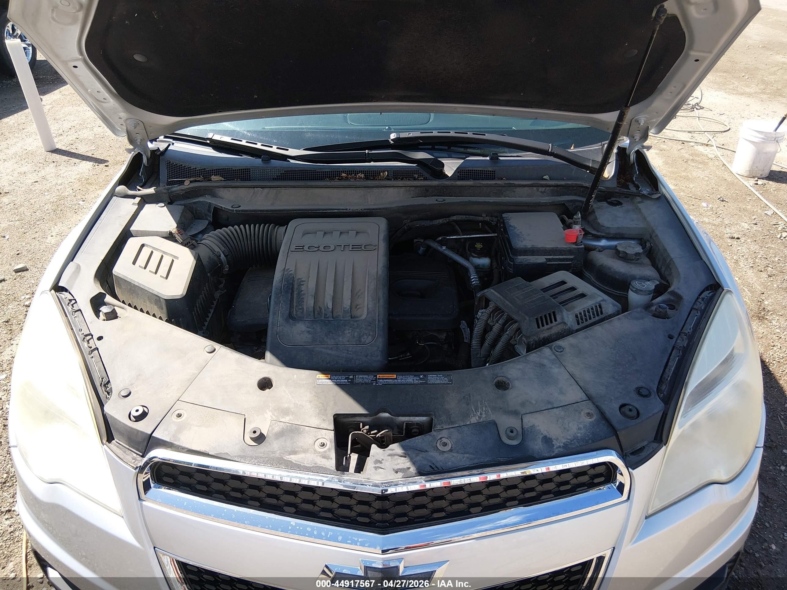 2014 Chevrolet Equinox 1lt Silver vin: 2GNALBEK6E6114317