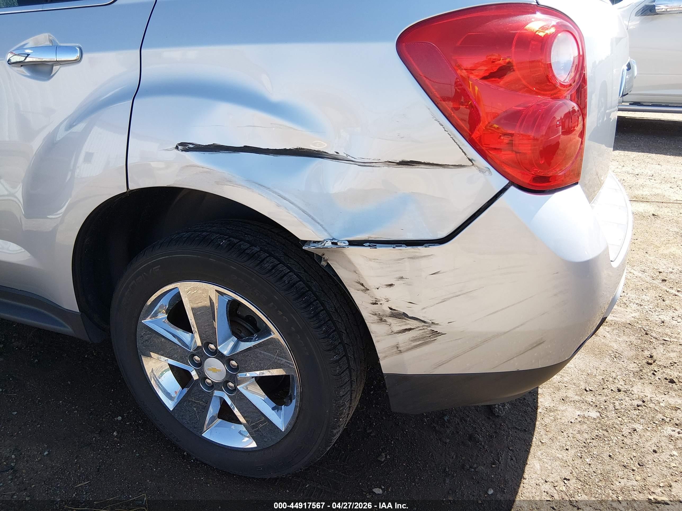 2014 Chevrolet Equinox 1lt Silver vin: 2GNALBEK6E6114317