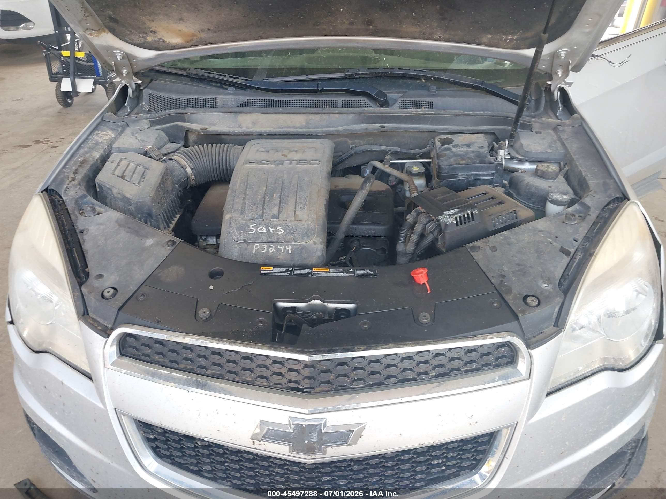 2014 Chevrolet Equinox Lt Gray vin: 2GNALBEK6E6171214