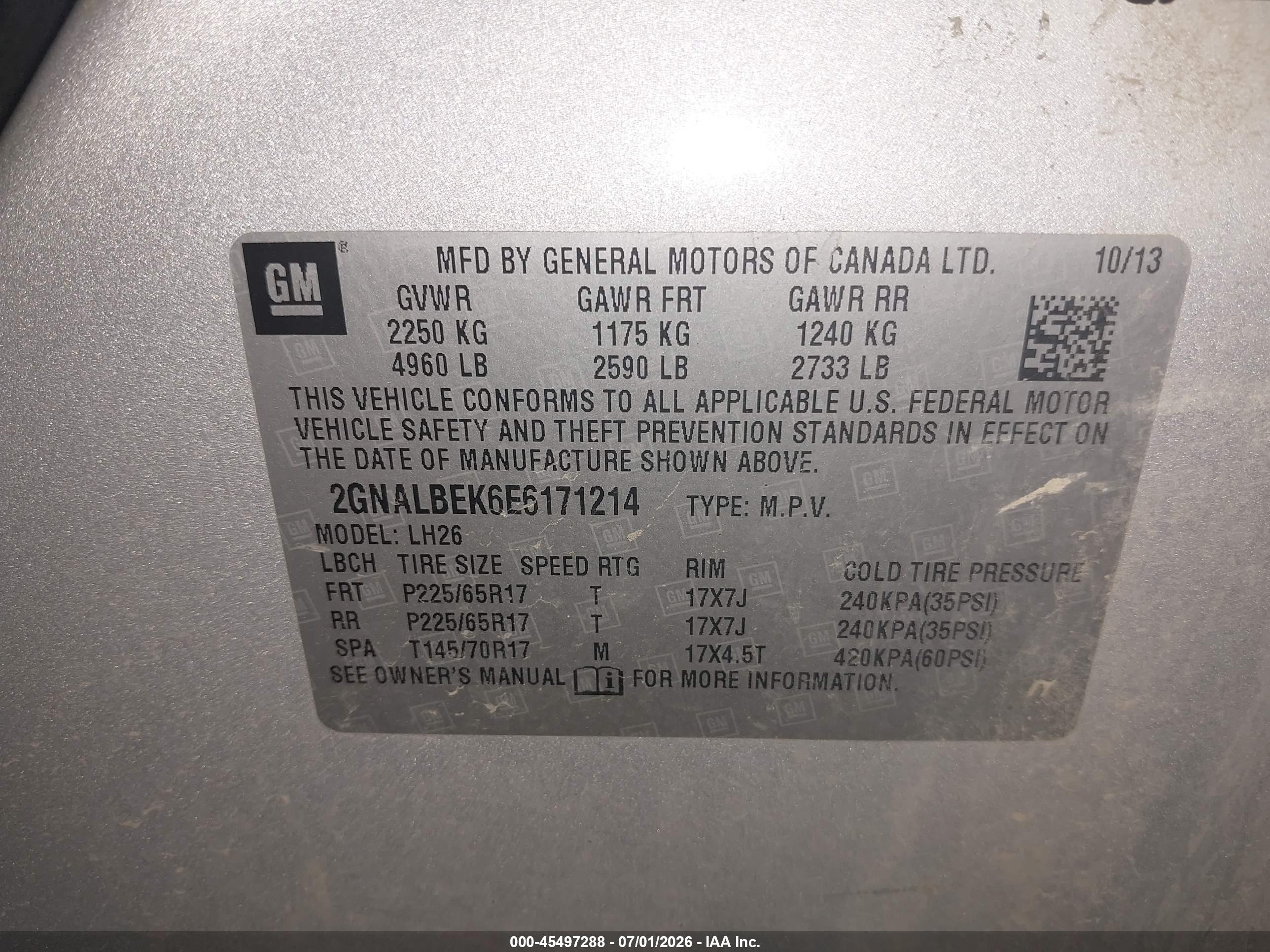 2014 Chevrolet Equinox Lt Gray vin: 2GNALBEK6E6171214