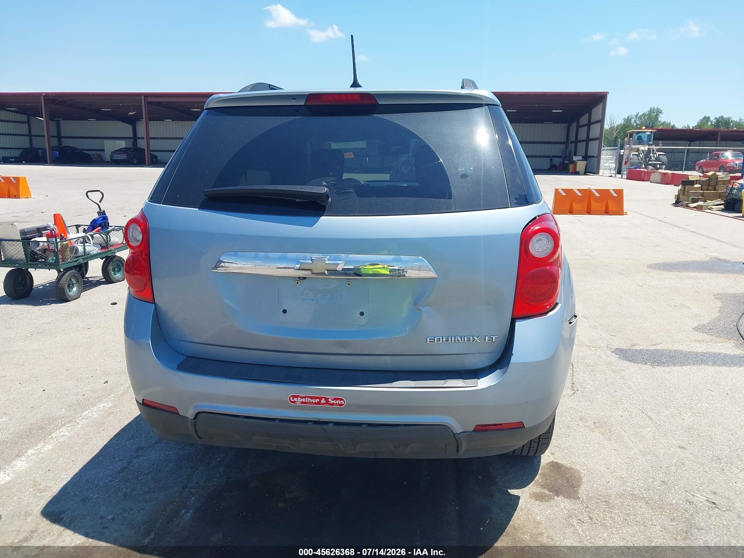 2014 Chevrolet Equinox Lt Light Blue vin: 2GNALBEK6E6209704