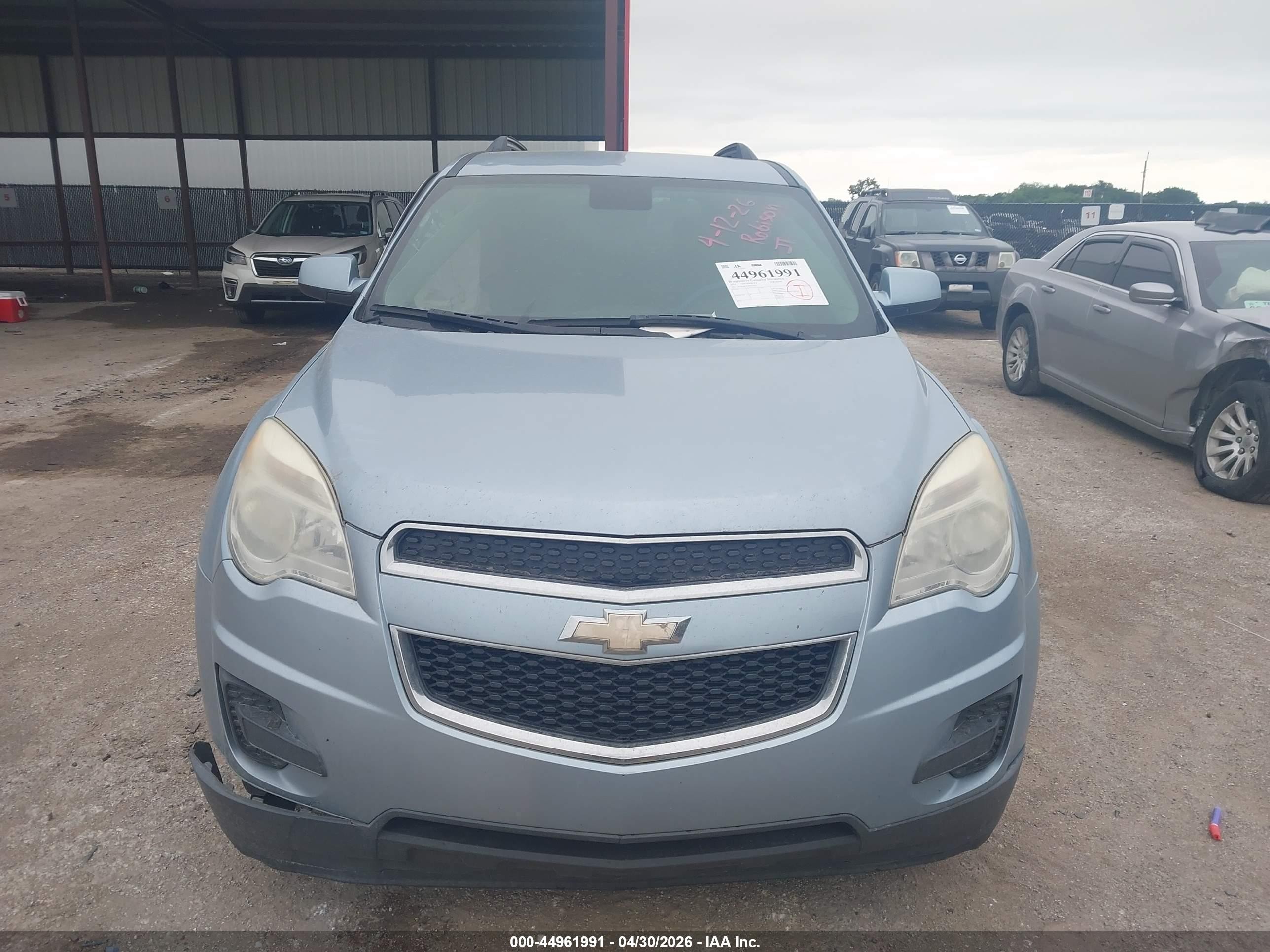 2014 Chevrolet Equinox 1lt Light Blue vin: 2GNALBEK6E6222923