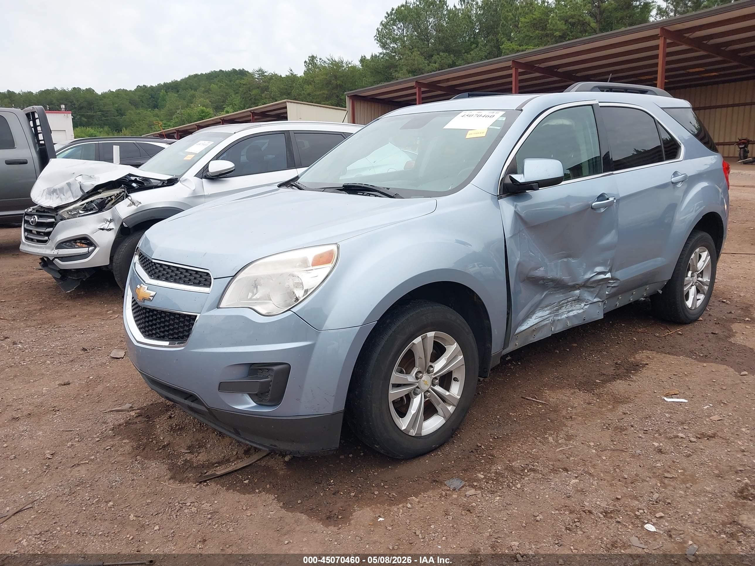 2014 Chevrolet Equinox 1lt Light Blue vin: 2GNALBEK6E6253685