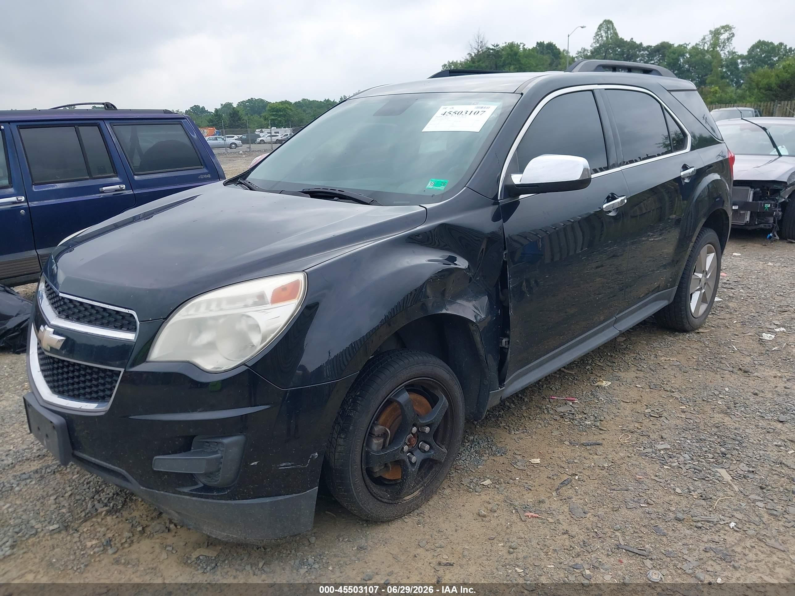 2014 Chevrolet Equinox 1lt Black vin: 2GNALBEK6E6324786