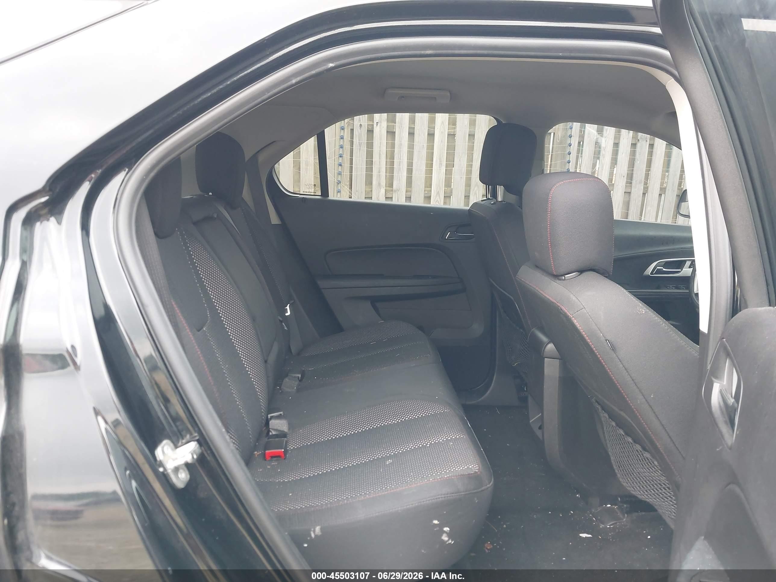 2014 Chevrolet Equinox 1lt Black vin: 2GNALBEK6E6324786