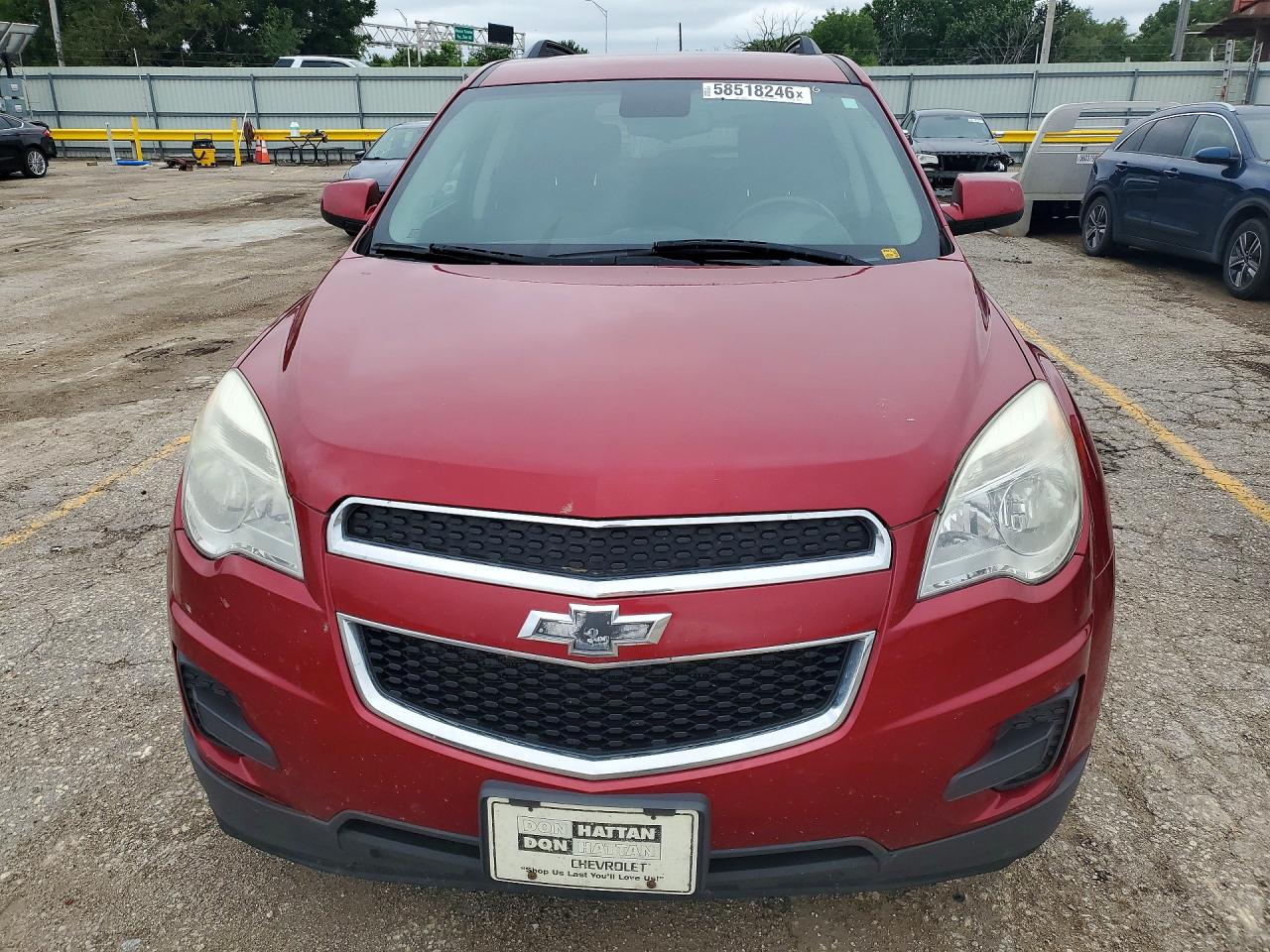 2015 Chevrolet Equinox Lt Red vin: 2GNALBEK6F1105437