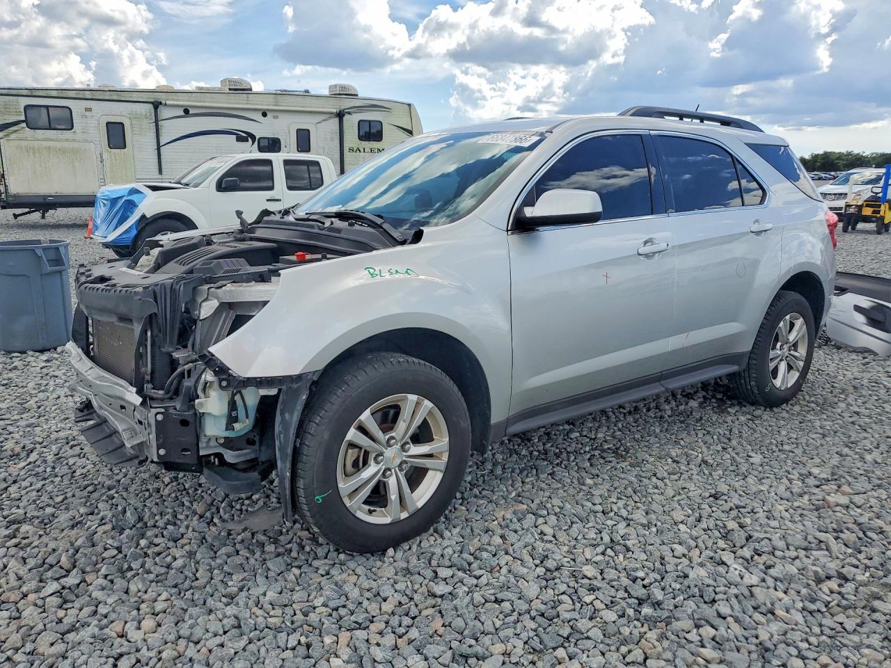 2015 Chevrolet Equinox Lt Silver vin: 2GNALBEK6F1155125