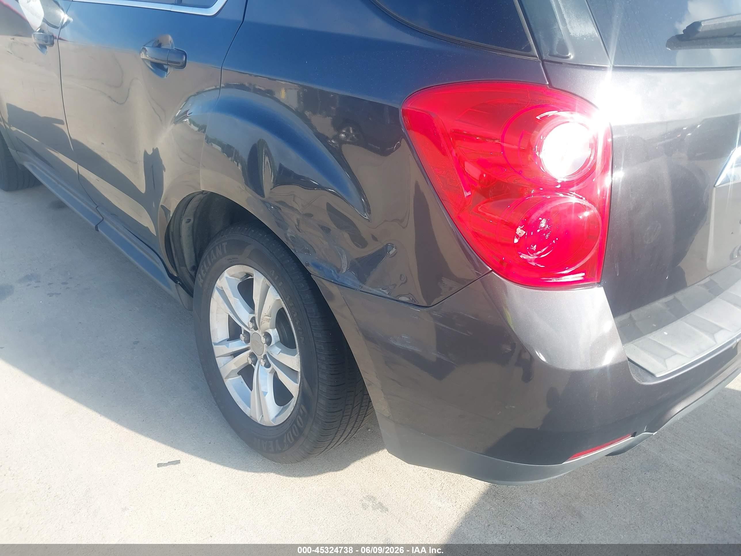 2015 Chevrolet Equinox 1lt Серый vin: 2GNALBEK6F6128784