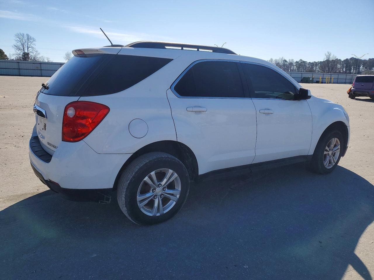 2015 Chevrolet Equinox Lt White vin: 2GNALBEK6F6149330