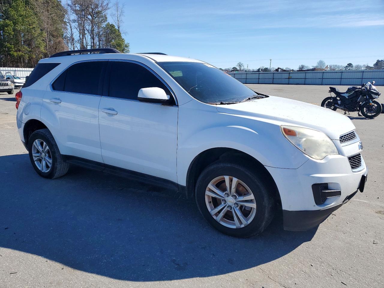 2015 Chevrolet Equinox Lt White vin: 2GNALBEK6F6149330