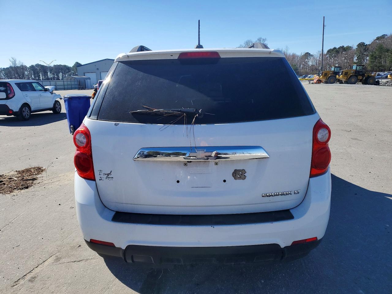 2015 Chevrolet Equinox Lt White vin: 2GNALBEK6F6149330