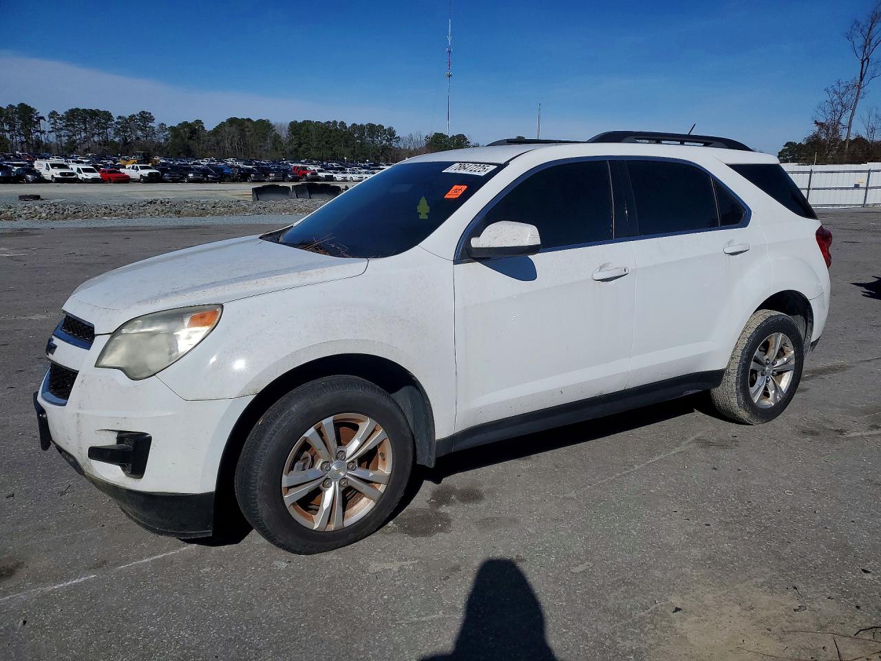 2015 Chevrolet Equinox Lt White vin: 2GNALBEK6F6149330