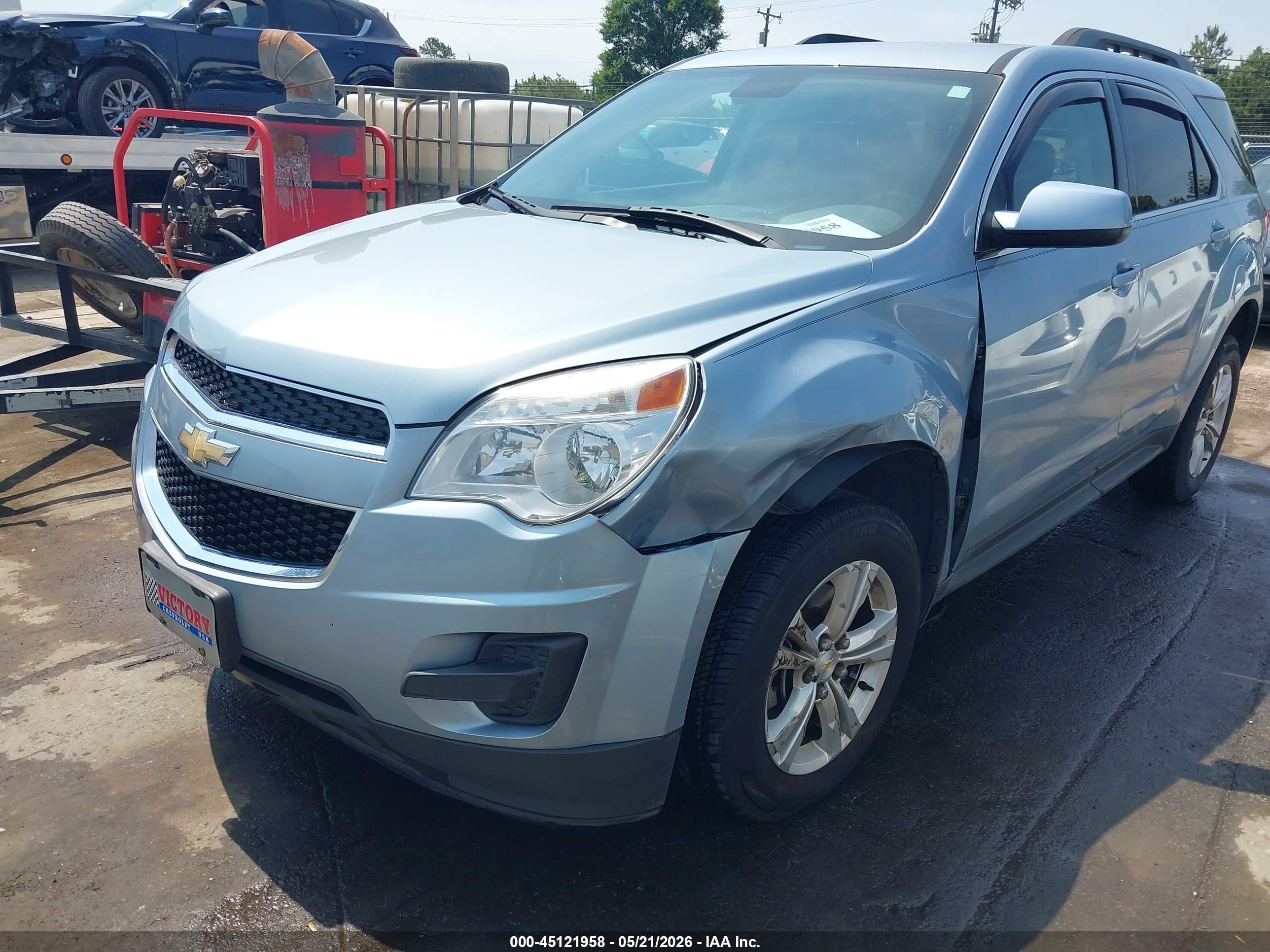 2015 Chevrolet Equinox 1lt Blue vin: 2GNALBEK6F6238377