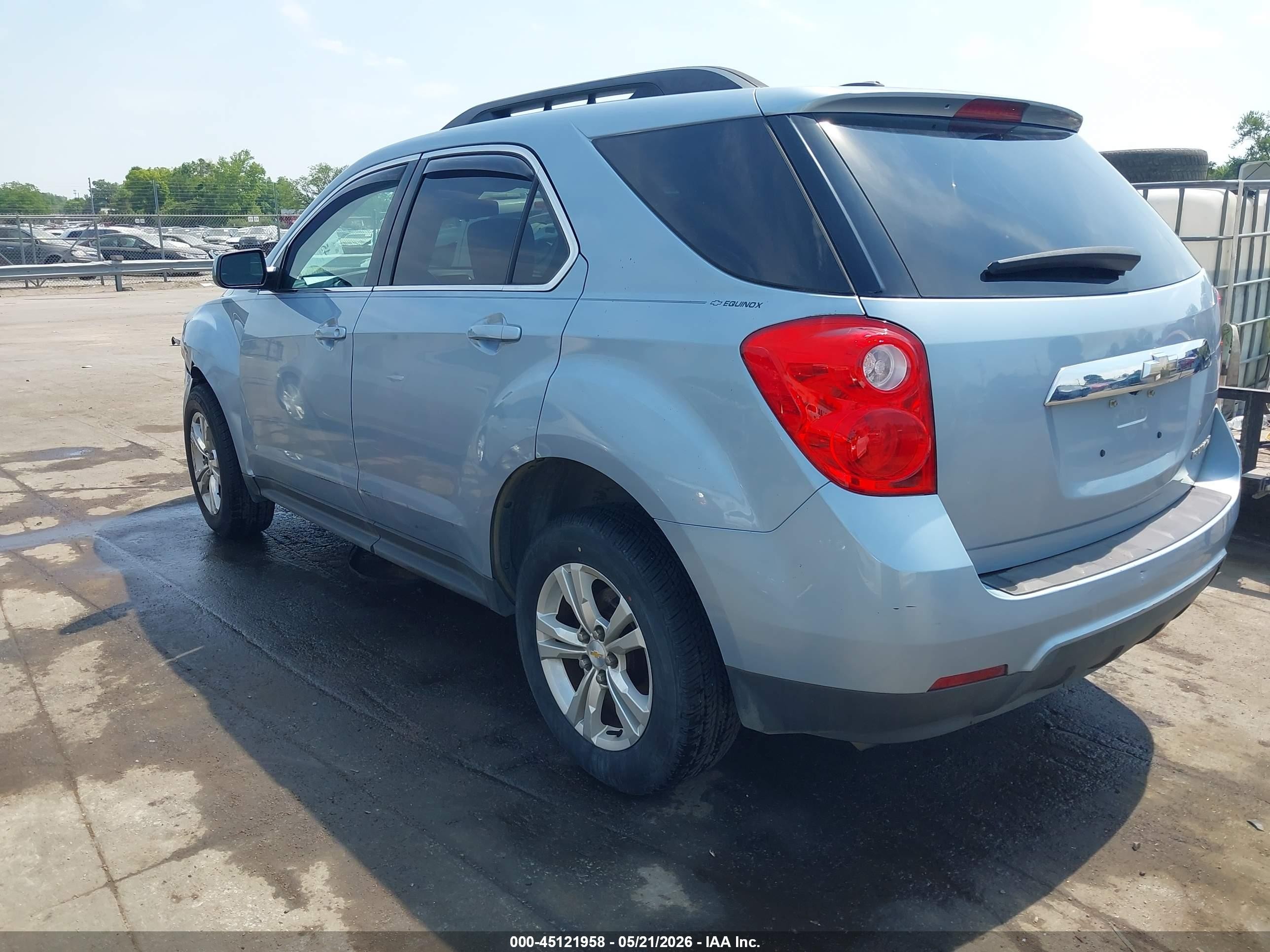 2015 Chevrolet Equinox 1lt Blue vin: 2GNALBEK6F6238377