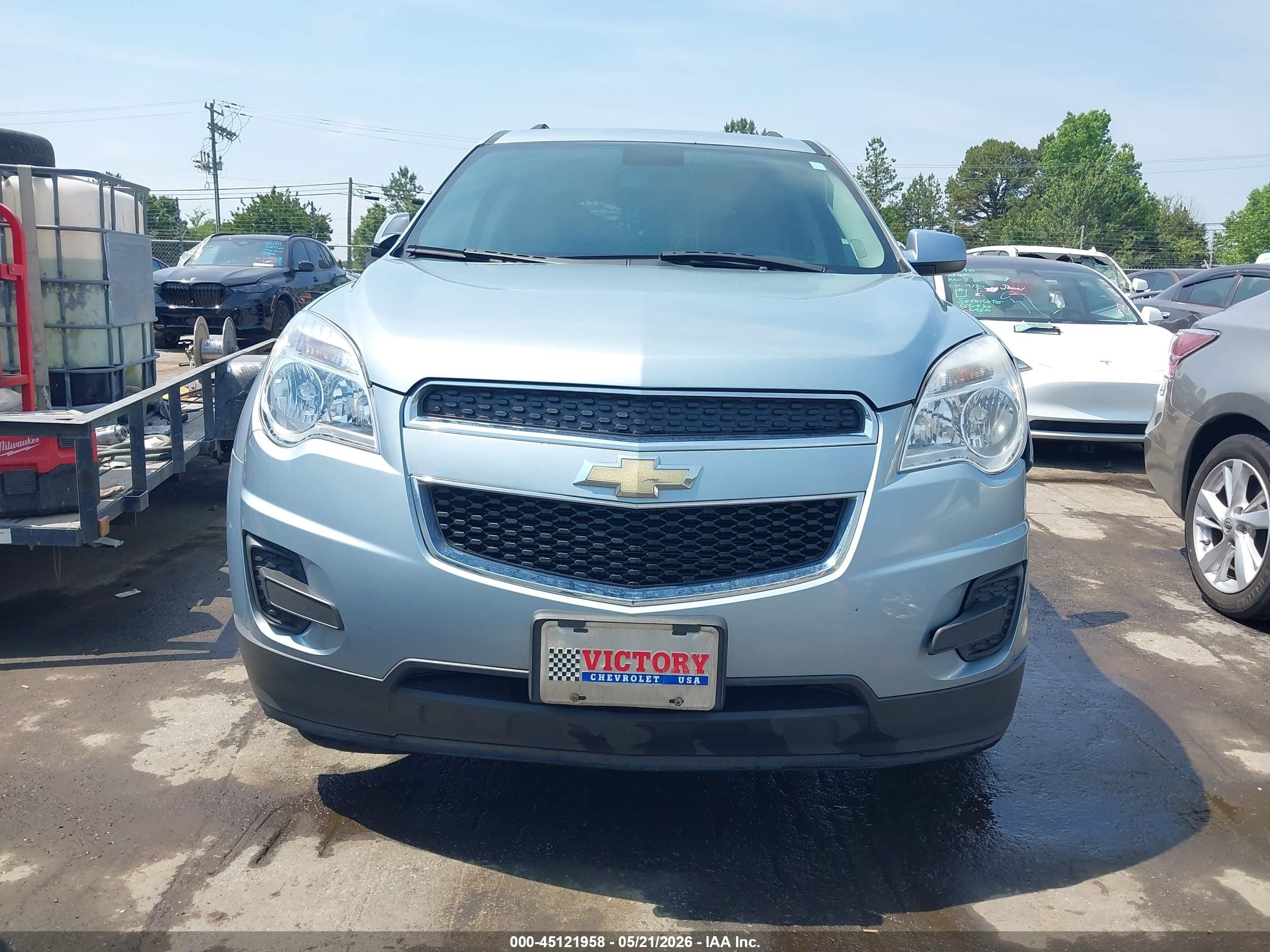 2015 Chevrolet Equinox 1lt Blue vin: 2GNALBEK6F6238377