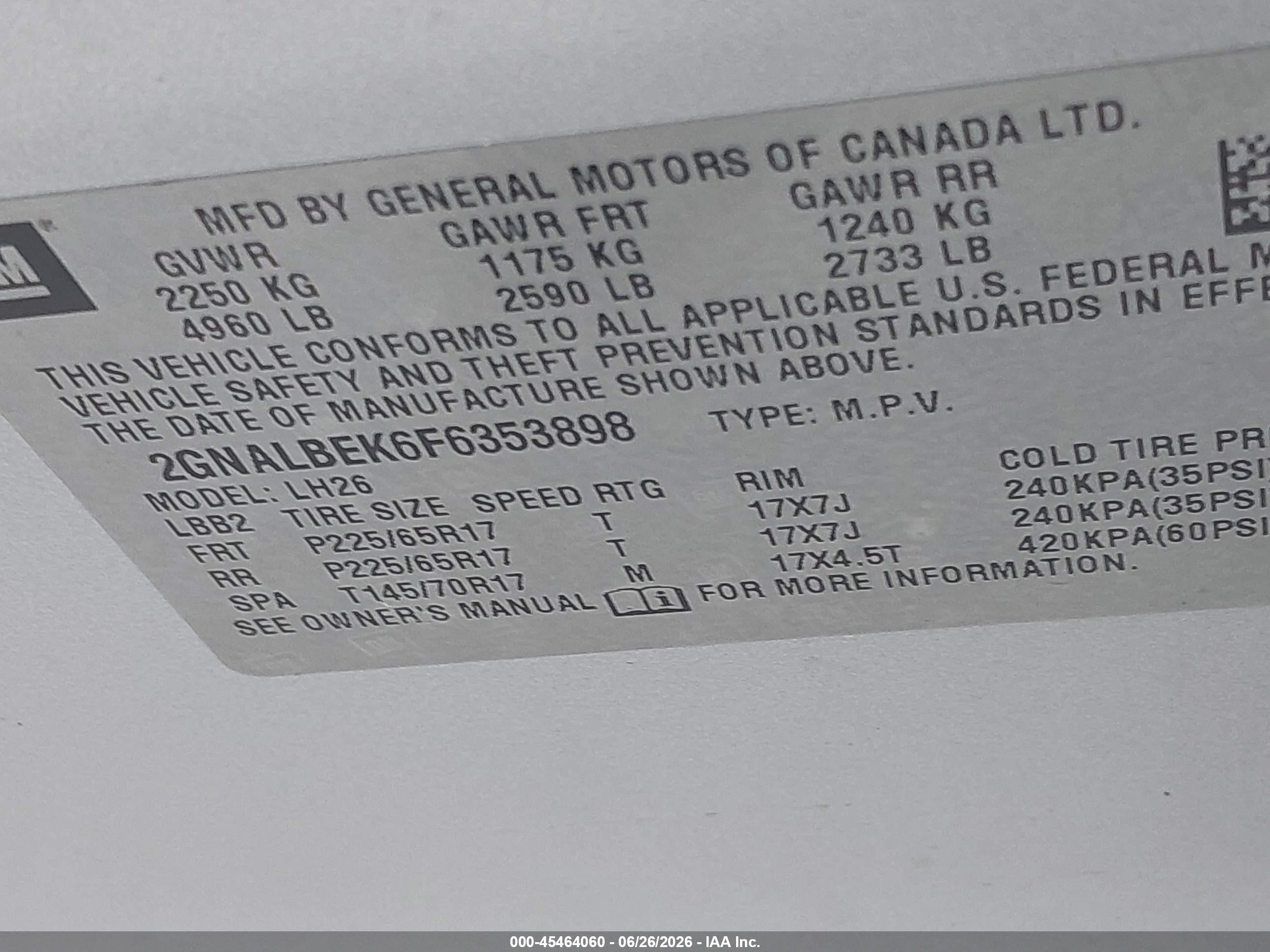 2015 Chevrolet Equinox Lt Silver vin: 2GNALBEK6F6353898