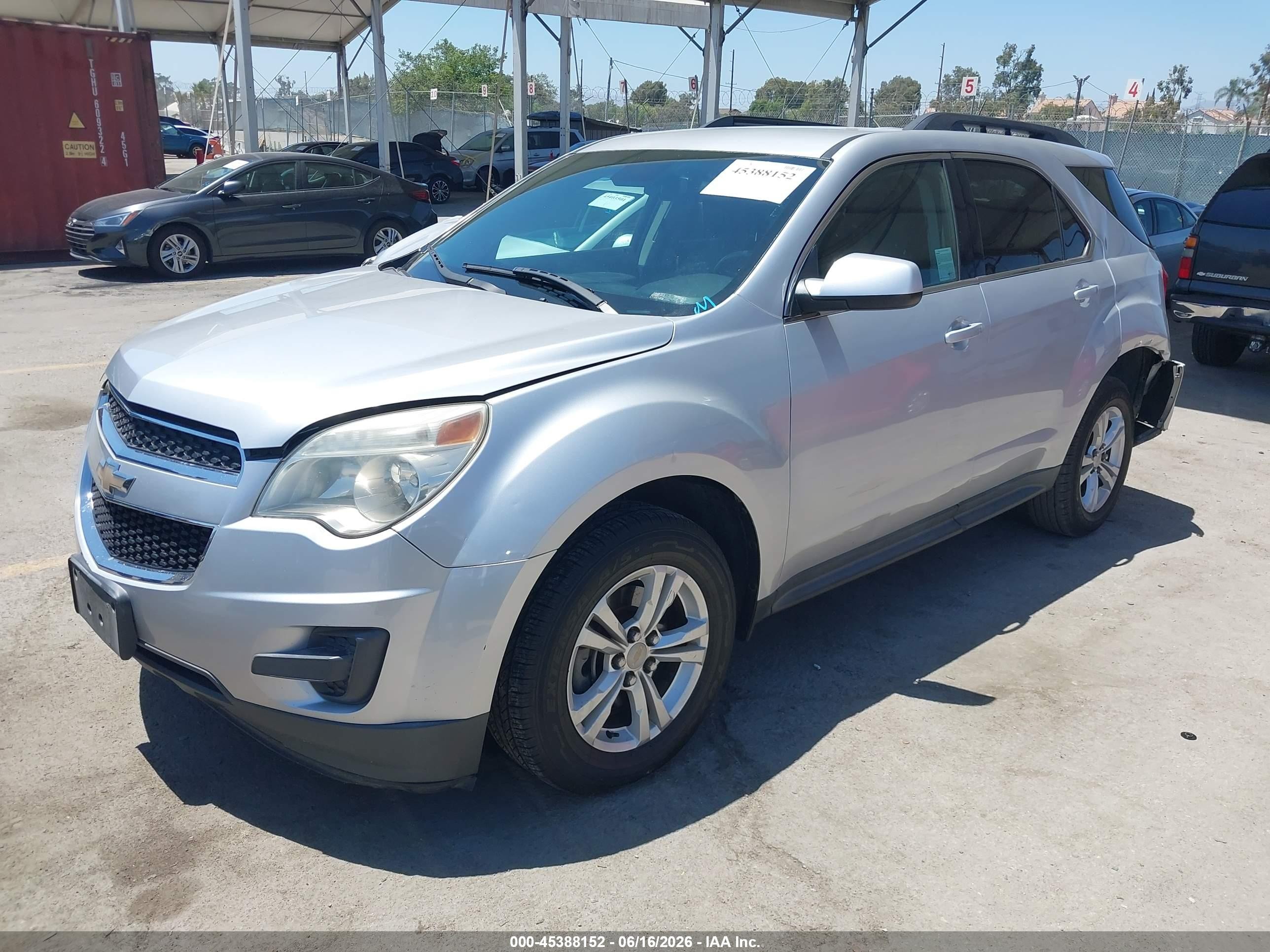 2015 Chevrolet Equinox Lt Silver vin: 2GNALBEK6F6380616