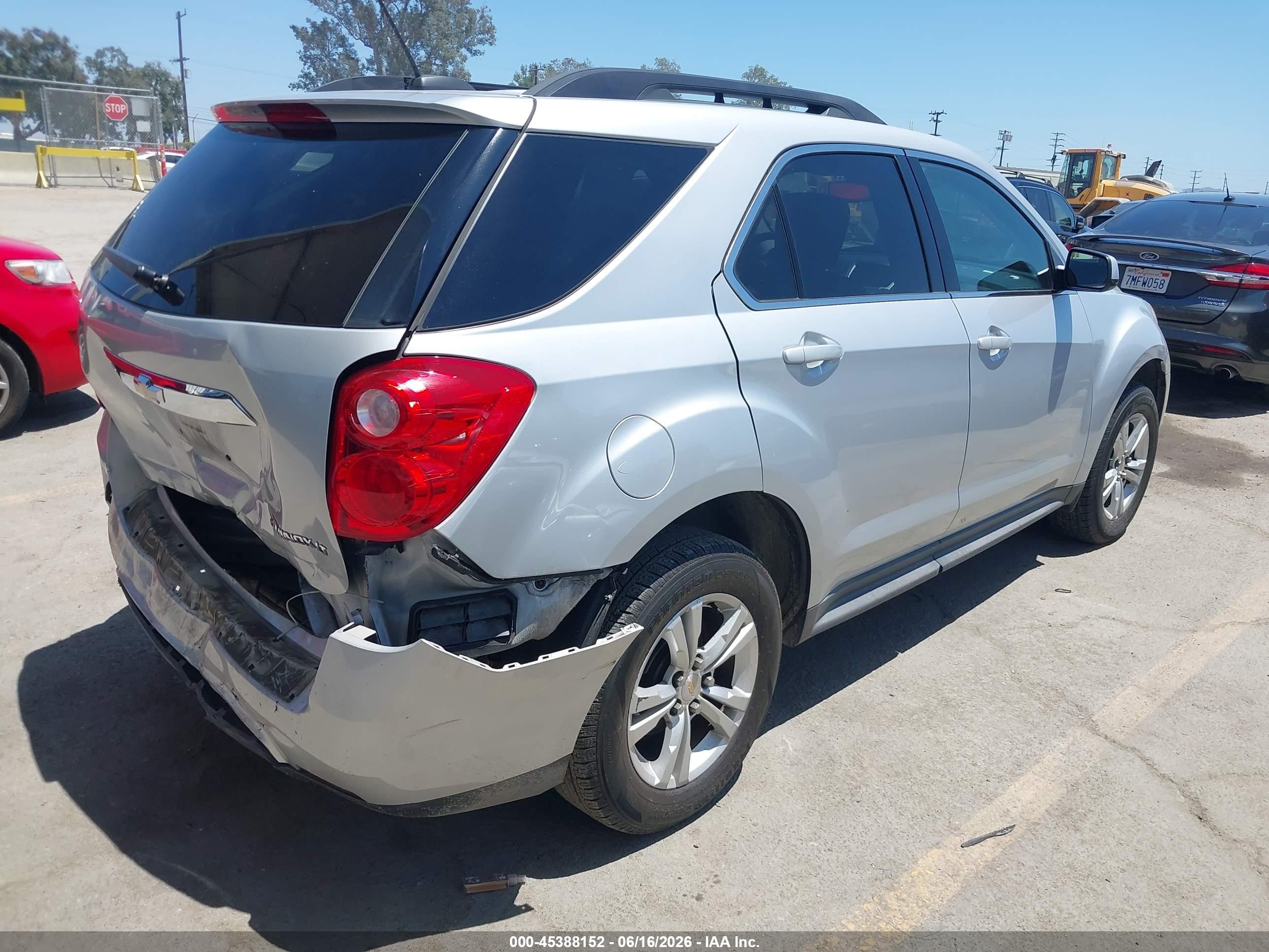 2015 Chevrolet Equinox Lt Silver vin: 2GNALBEK6F6380616
