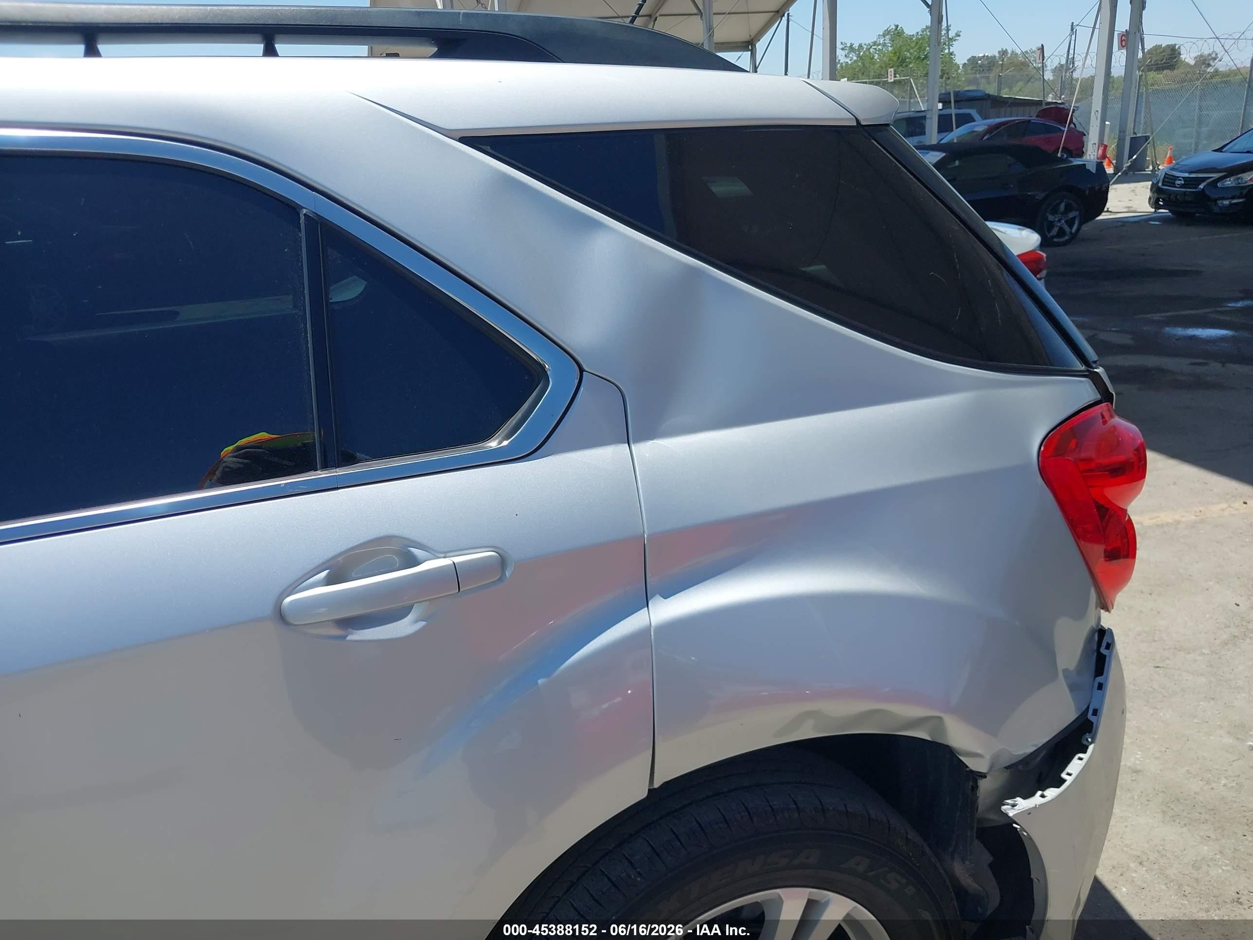 2015 Chevrolet Equinox Lt Silver vin: 2GNALBEK6F6380616